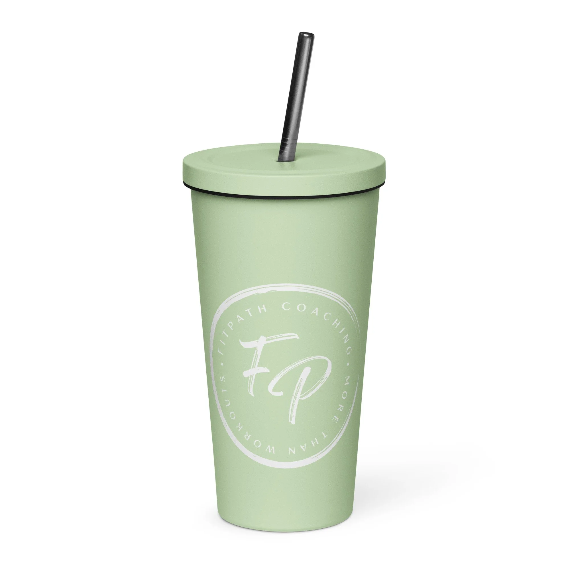 FP Insulated Tumbler White Logo