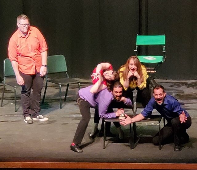 THANKS FOR MAKING US LAUGH! What a great time we had with you @greenroomimprov on stage and in your workshop! Also Bravissimo to all of our student artists from John Stewart Elementary.
#OhWhatANight