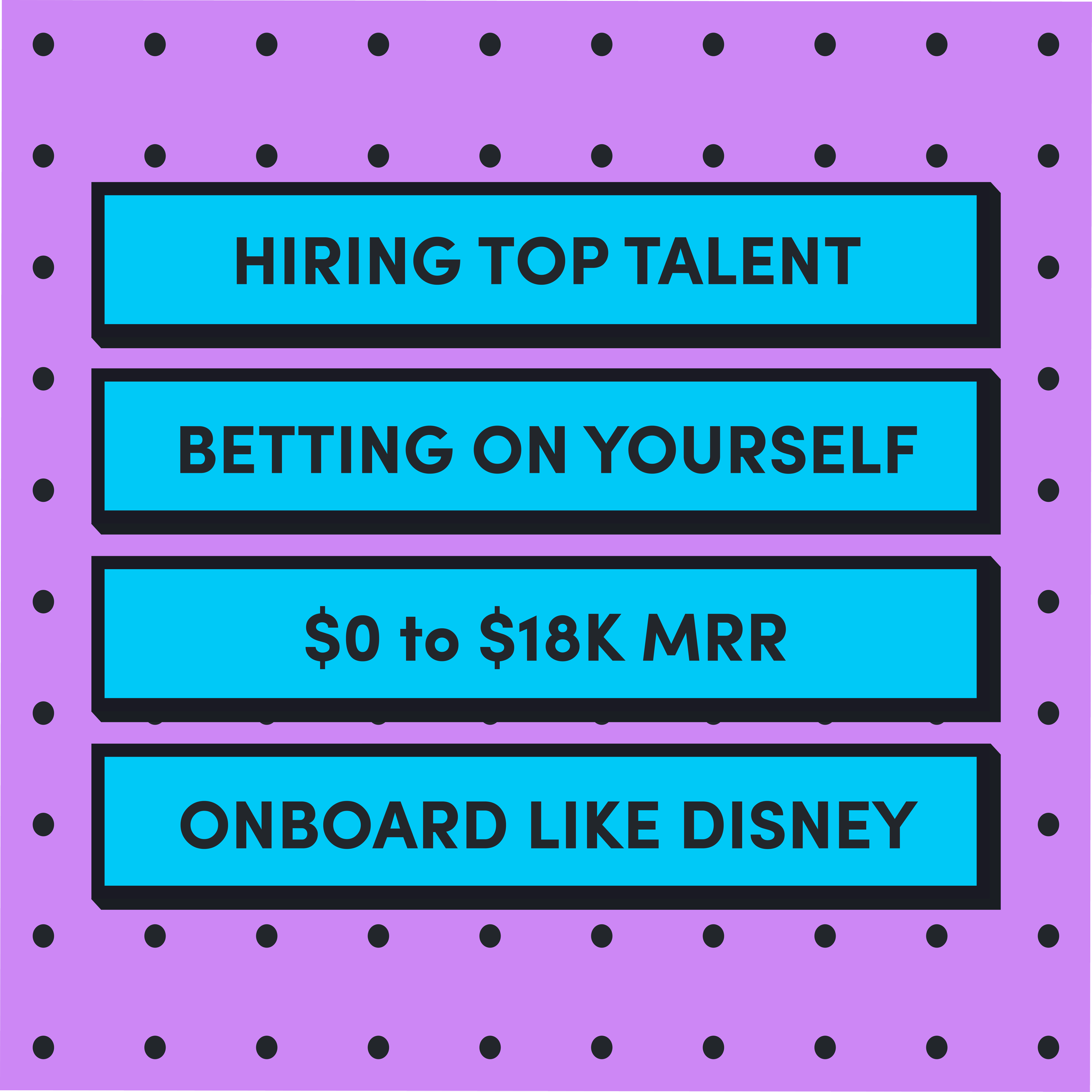 Hiring Top Tier Talent, Personalized Onboarding &amp; Betting On Yourself