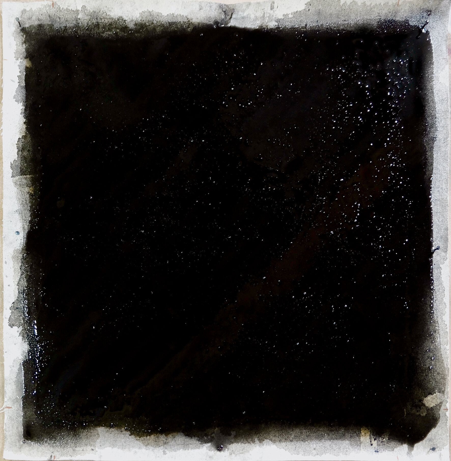 'Untitled' (Glossy Black Painting) (After Robert Rauschenberg) 1951