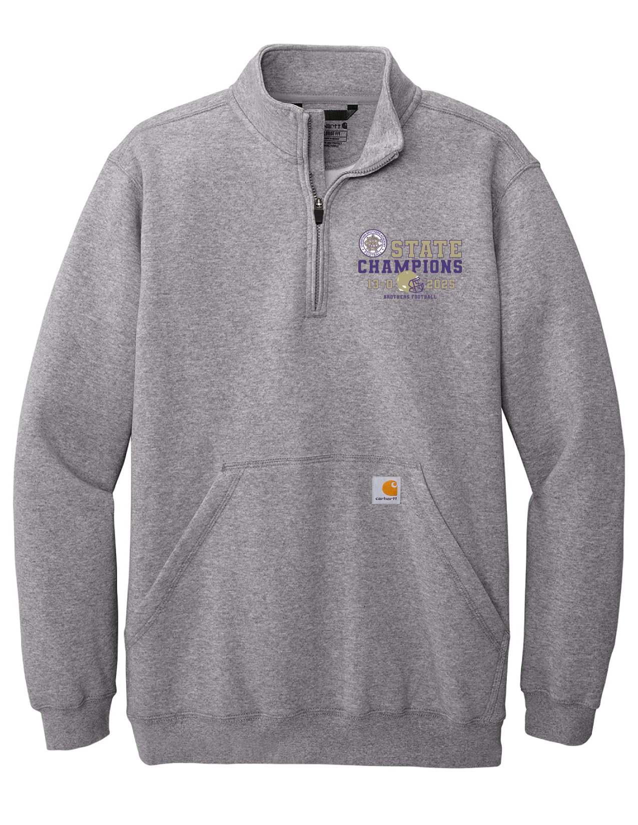 CHAMPION CT105294Regular Carhartt® Midweight 1/4-Zip Mock Neck Sweatshirt