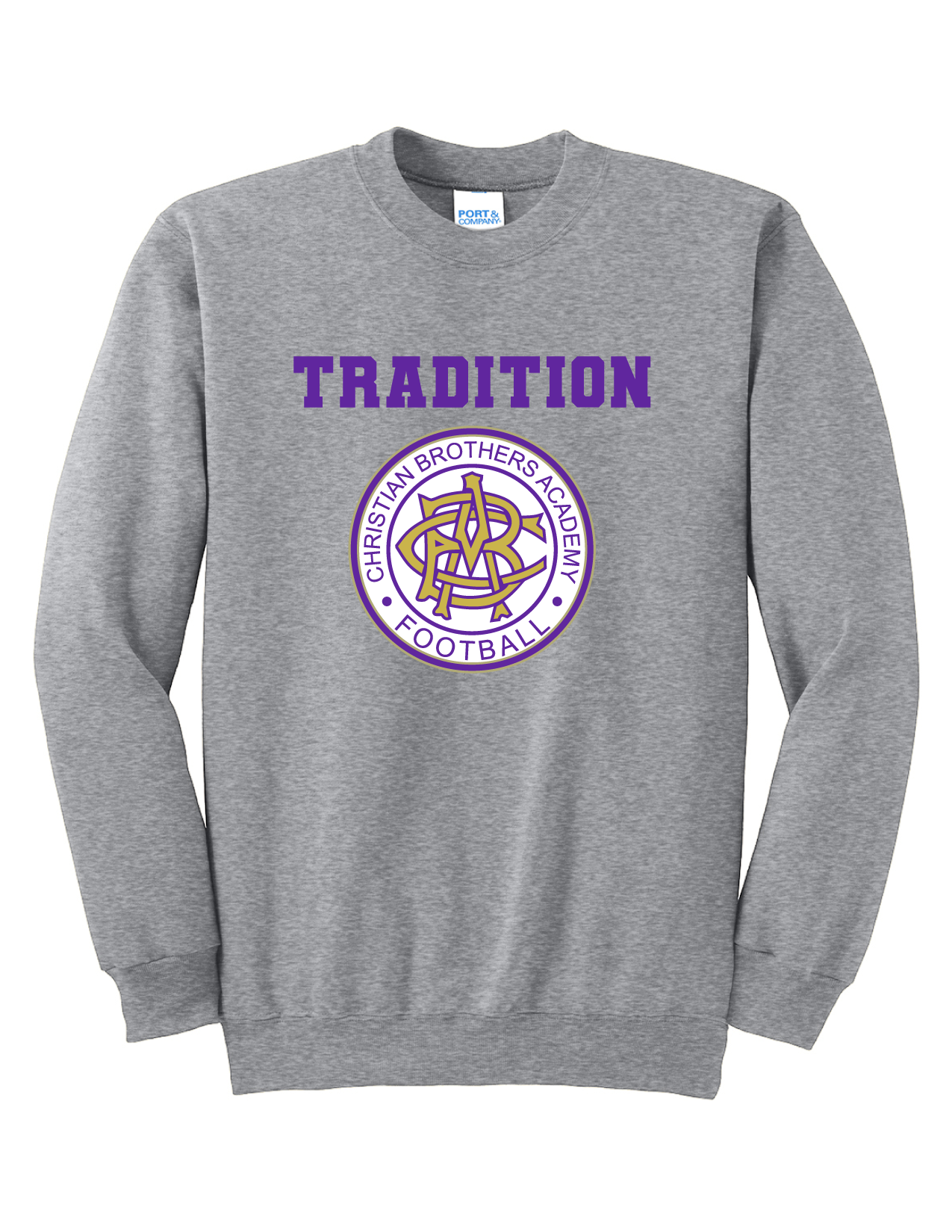 TRADITION pc90 Port & Co™ tall Essential Fleece Crewneck Sweatshirt