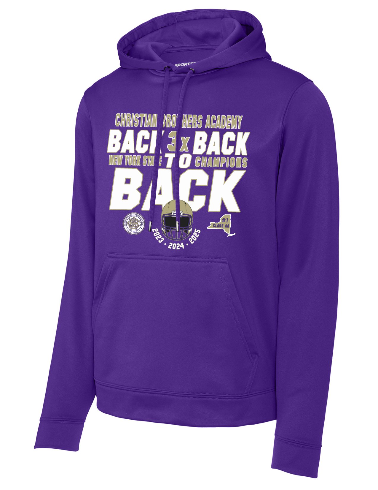 b2b Sport-Tek® Sport-Wick® Fleece Hooded Pullover  F244