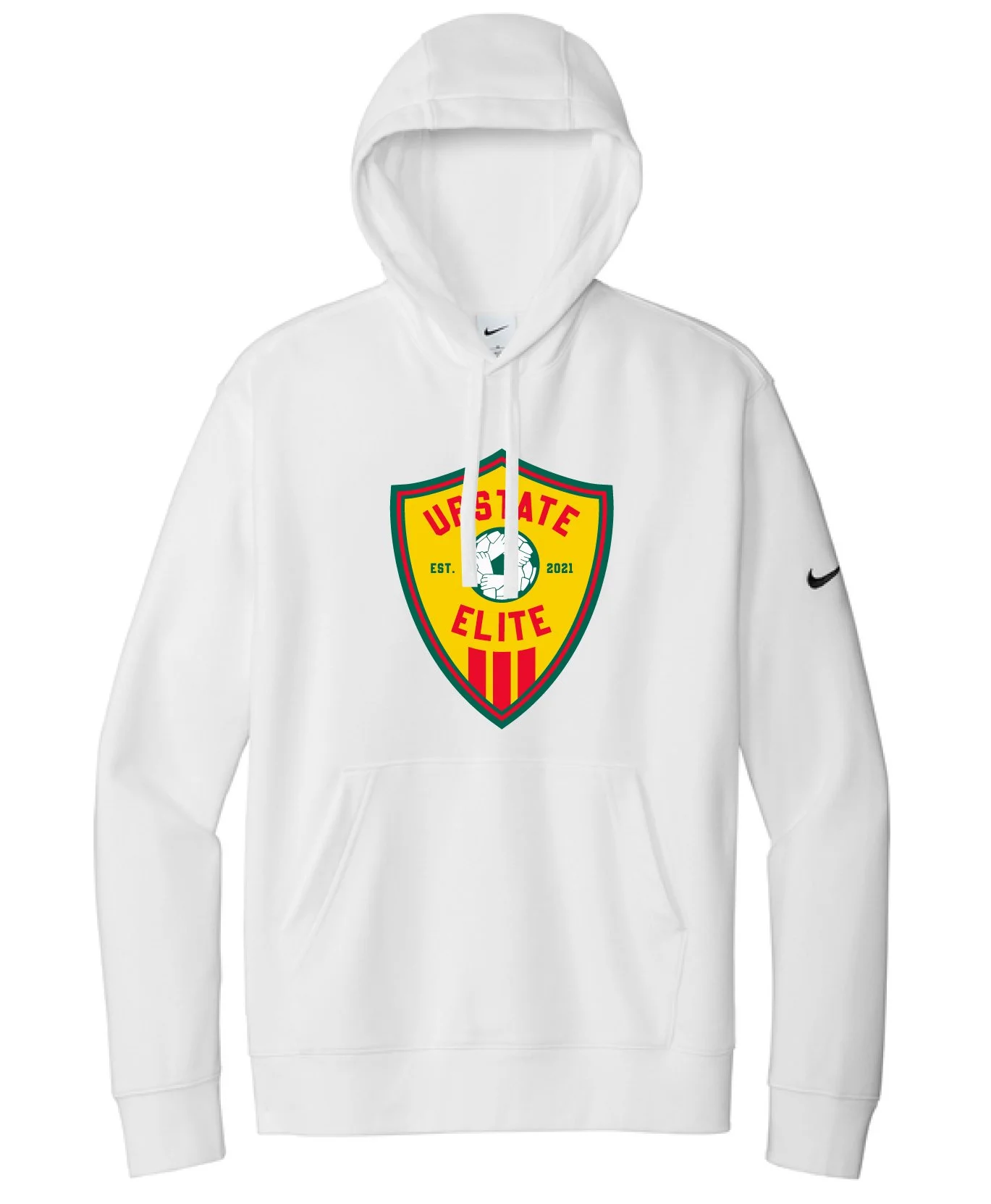 NKDR1499 Nike Club Fleece Sleeve Swoosh Pullover Hoodie