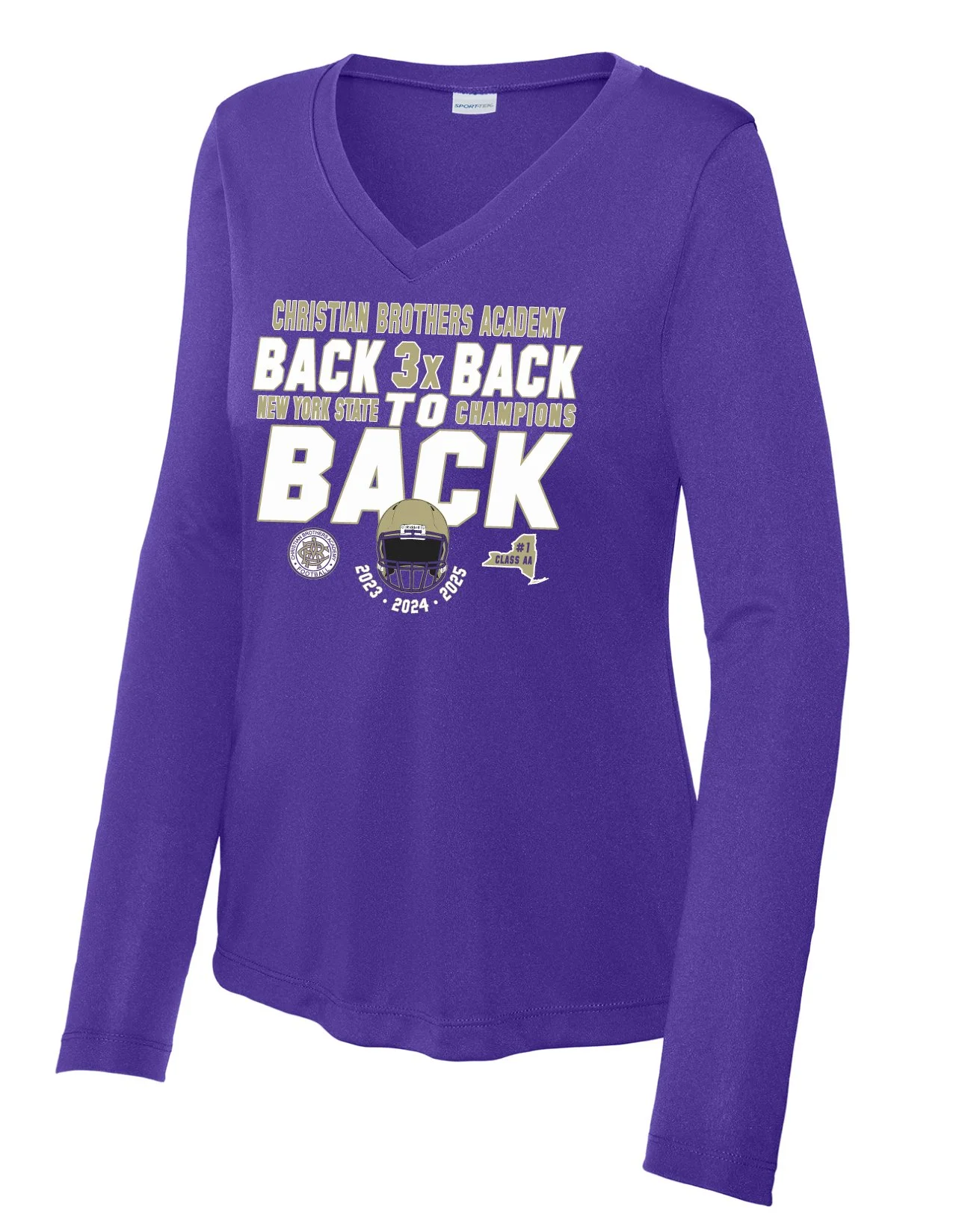 B2B Sport-Tek® Women's Long Sleeve PosiCharge® Competitor™ V-Neck Tee LST353LS