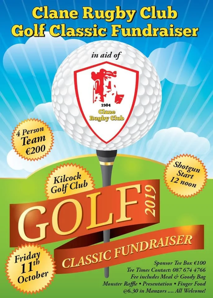 Clane Rugby Golf Classic this Friday!