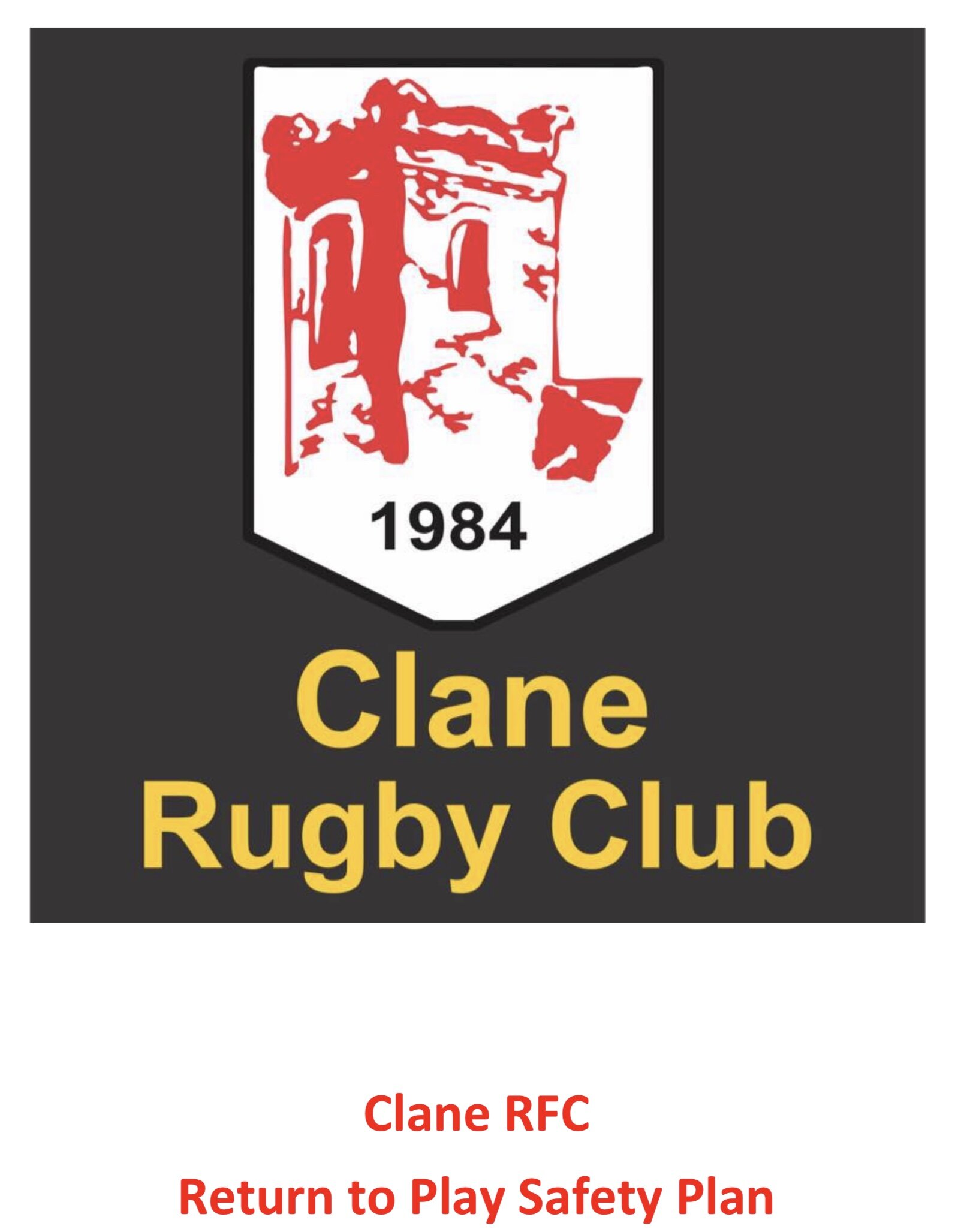 Clane RFC Return to Play Safety Plan