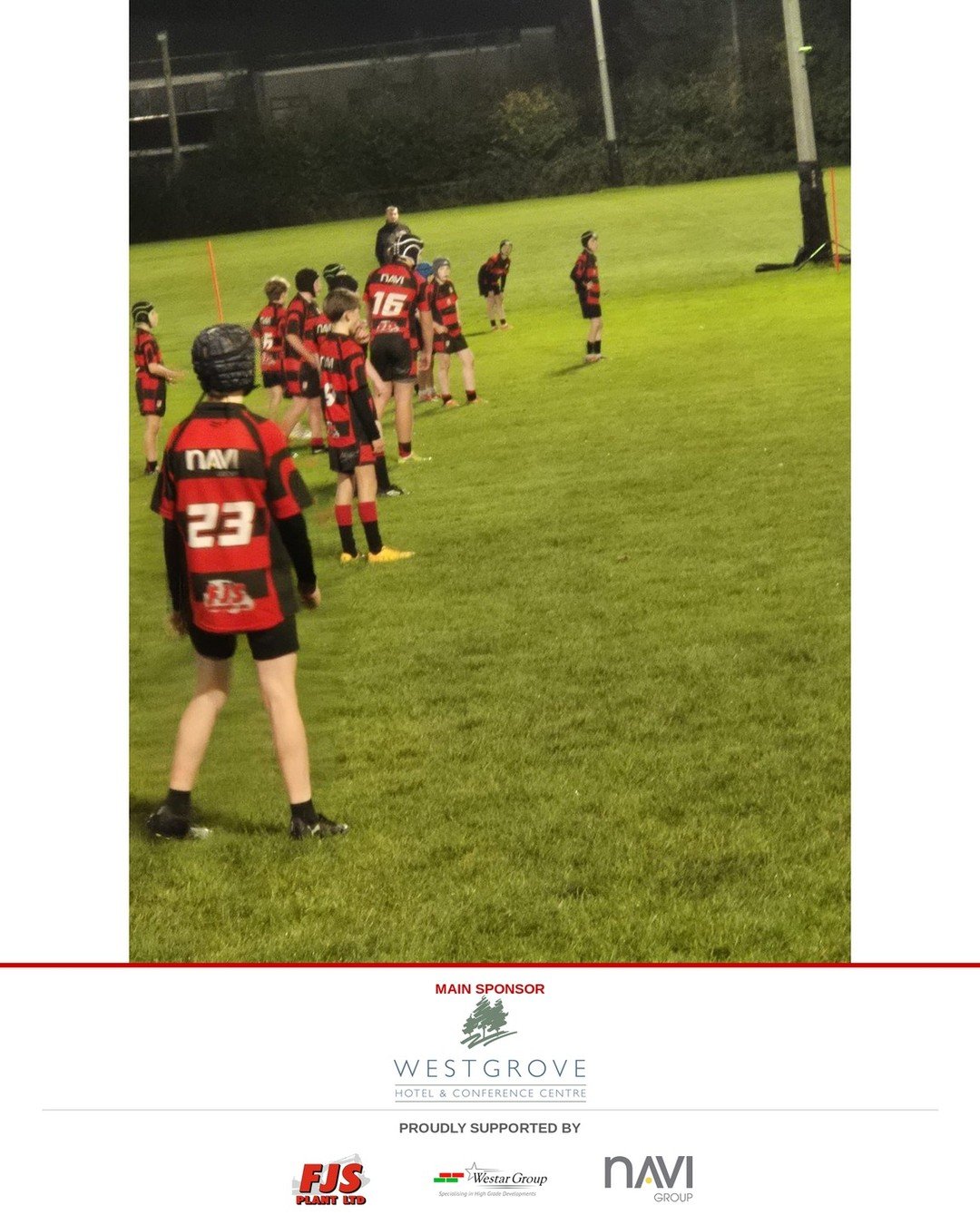 FRIDAY NIGHT LIGHTS 🖤❤️💡

Clane 35 Clondalkin 7 in Round 3 of the Leinster School Youth Boys U13 Grading, and what a night it was on Ballinagappa Road.

Dillon Lawlor was everywhere, finishing with three tries and four conversions 👏 Jacob Ennis an