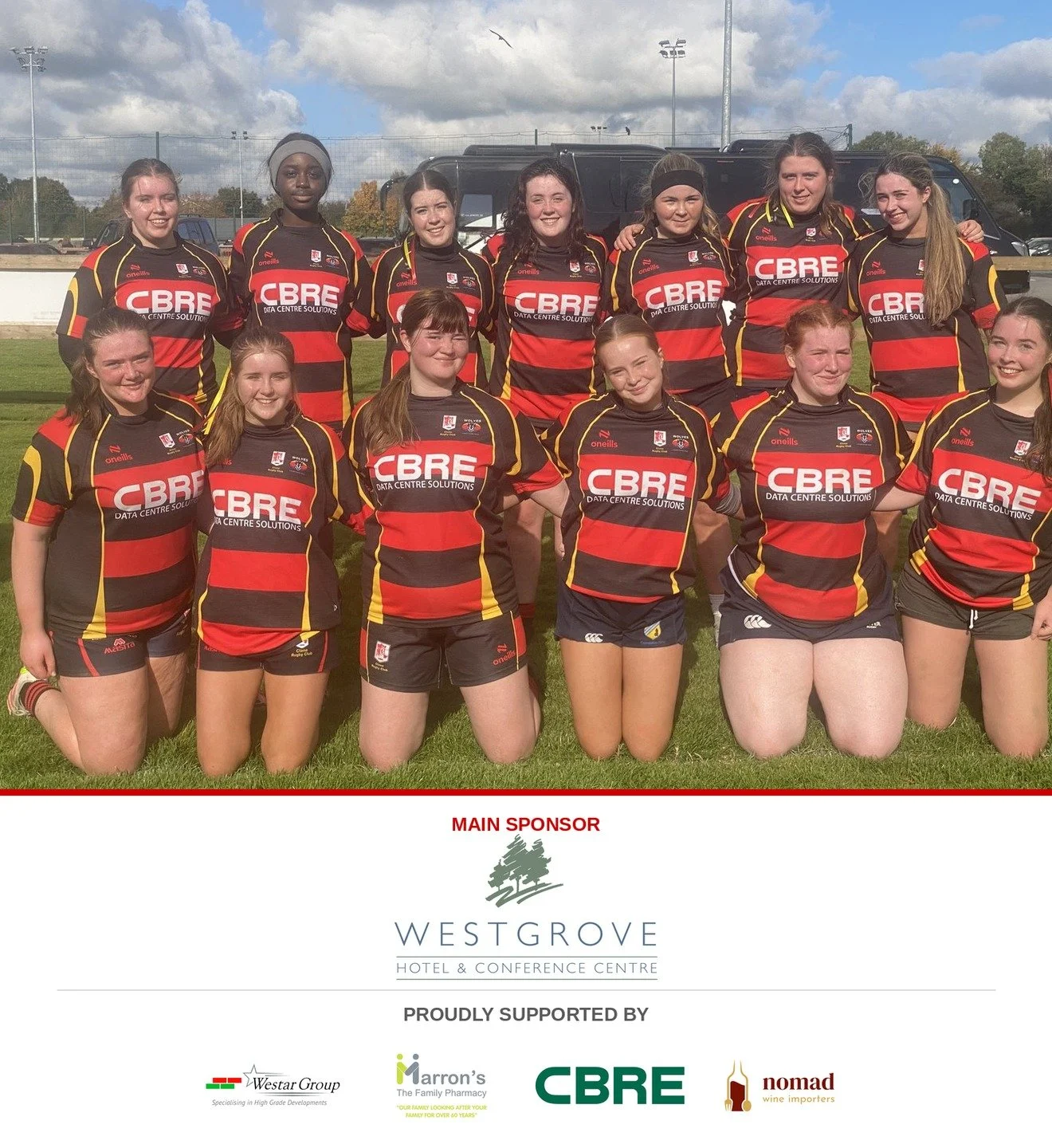 🐺🔴⚫ WOLVES 35-5 @MidlandWarriorsRFC

Ballinagappa Road was buzzing on Saturday as our U18 Girls welcomed @MidlandWarriorsRFC for Round 2 of the Leinster Girls Youths U18 Grading League, Group E.

Captain Ellen May Mullaney set the tone with the ope