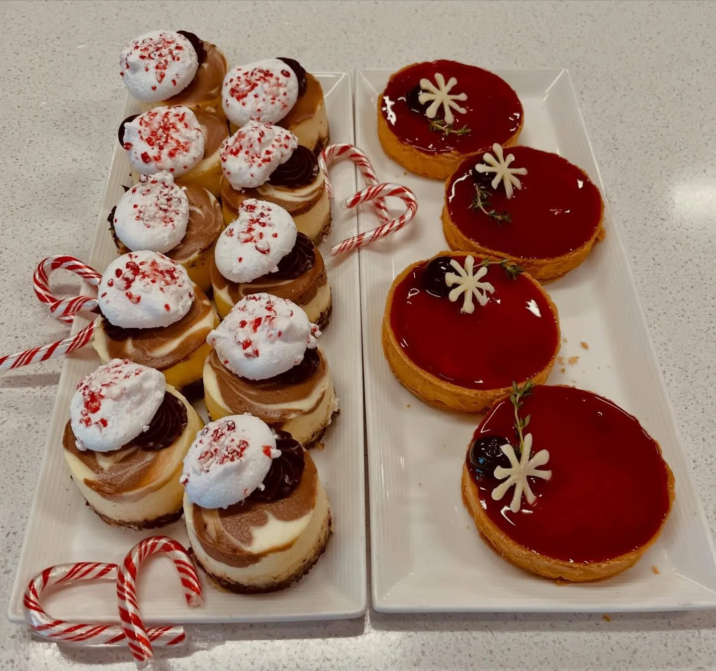 It&rsquo;s that time &hellip; Hot Cocoa Cheesecake with Peppermint Marshmallows and Triple Cherry Tarts are available today!