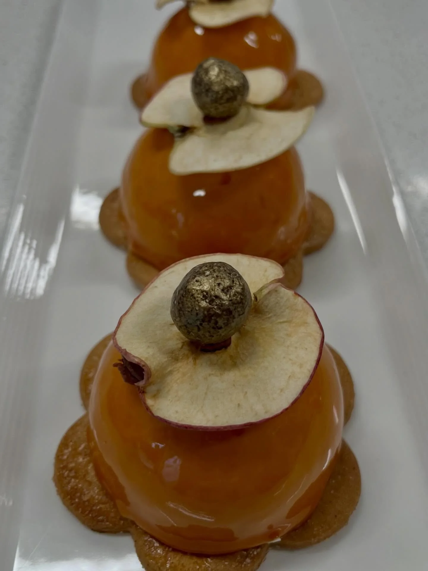 Apple Pie Ala Mode Mousse Bomb