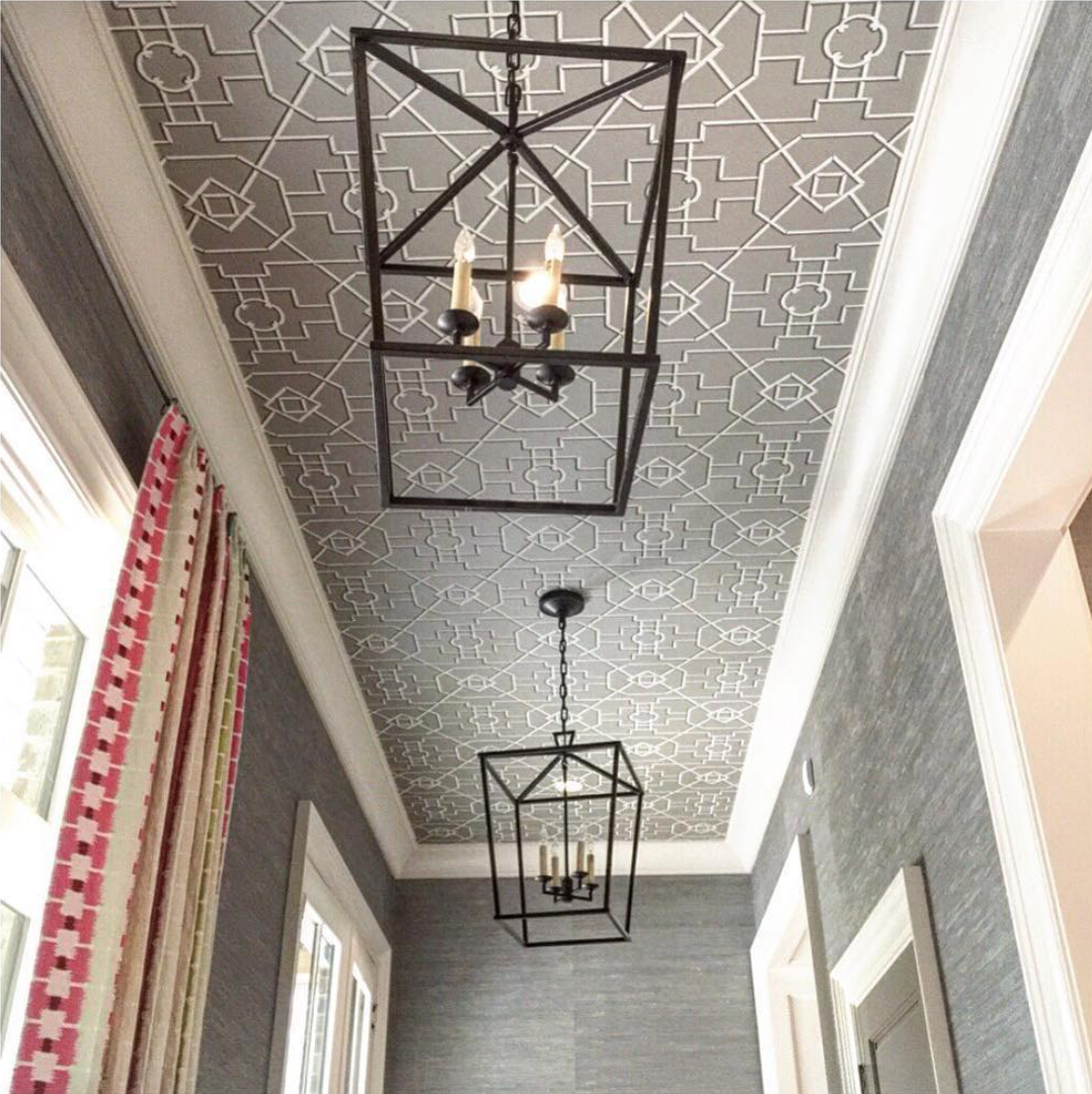 Wallpaper on the Ceiling?