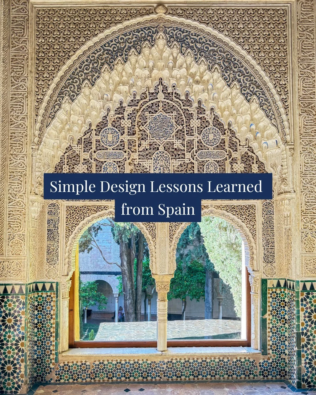 What a fabulous trip to Spain. Here are a few things that inspired us during our visit.

As interior designers, some of our favorite design ideas are born while we're away from home. We believe travel has a way of shifting your perspective and are so