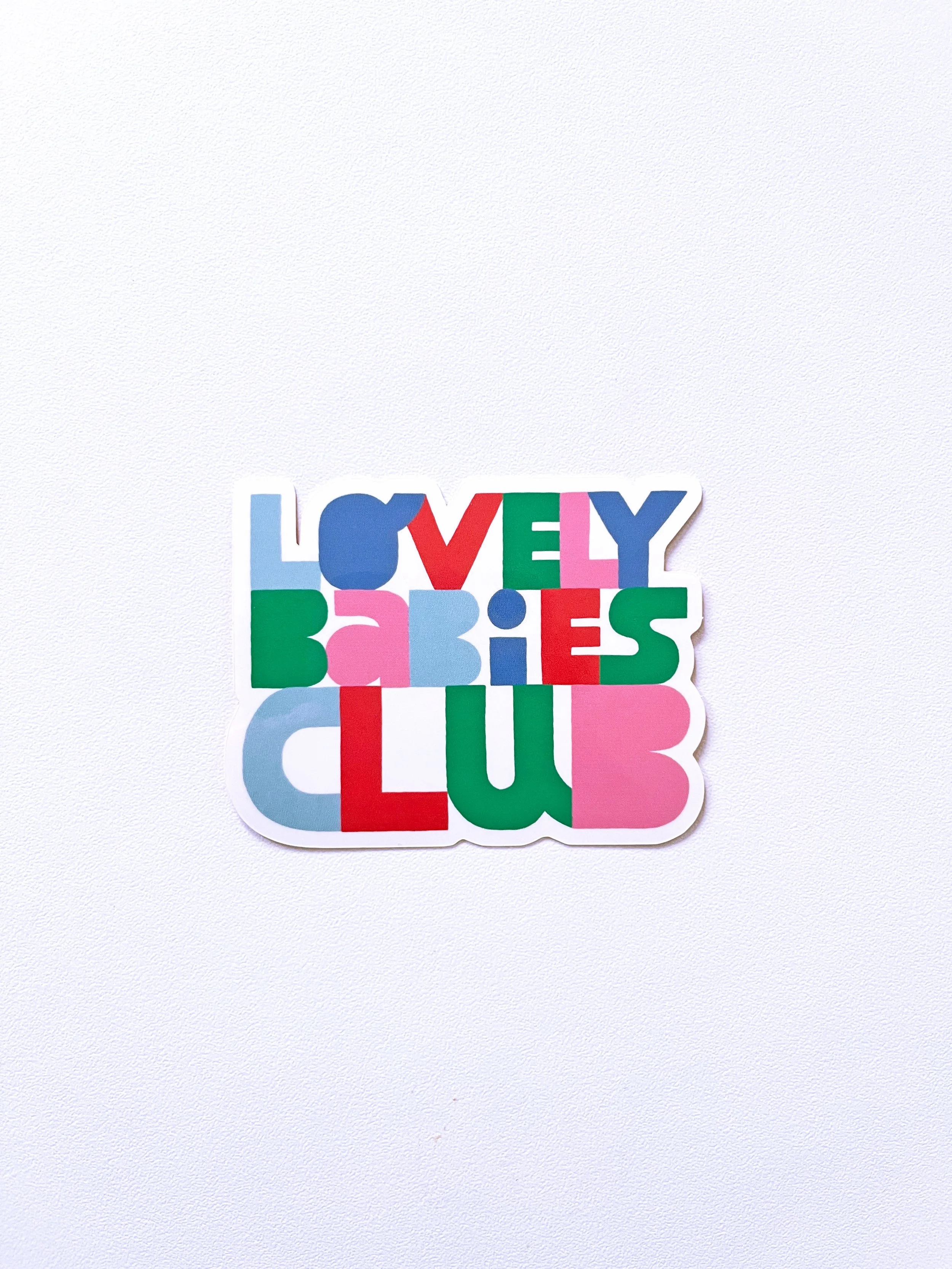 Sticker LOVELY BABIES CLUB