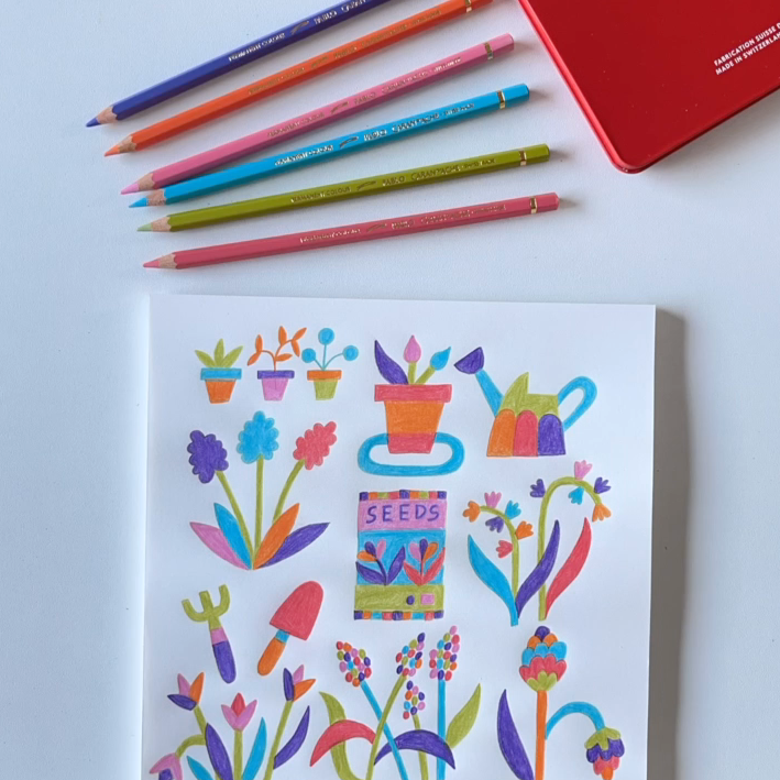 Le printemps x Caran d'Ache