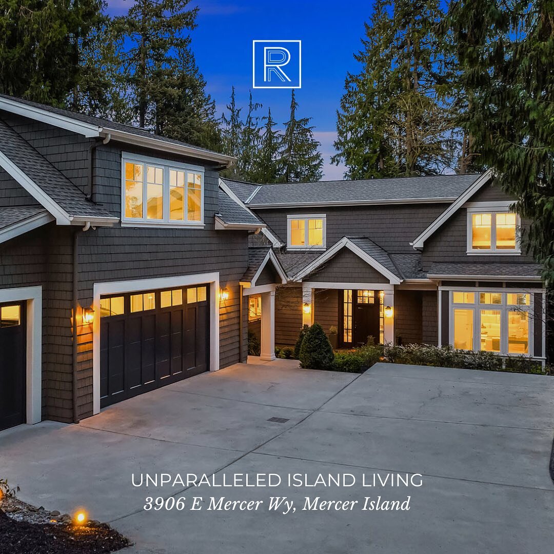 Panoramic Lake &amp; Mountain Views 

Unparalleled island living just hit the market! Contemporary Craftsman-style 5-bed, 6-bath with stunning lake and mountain views on oversized lot. Open layout on main floor with chef&rsquo;s kitchen, dining area,