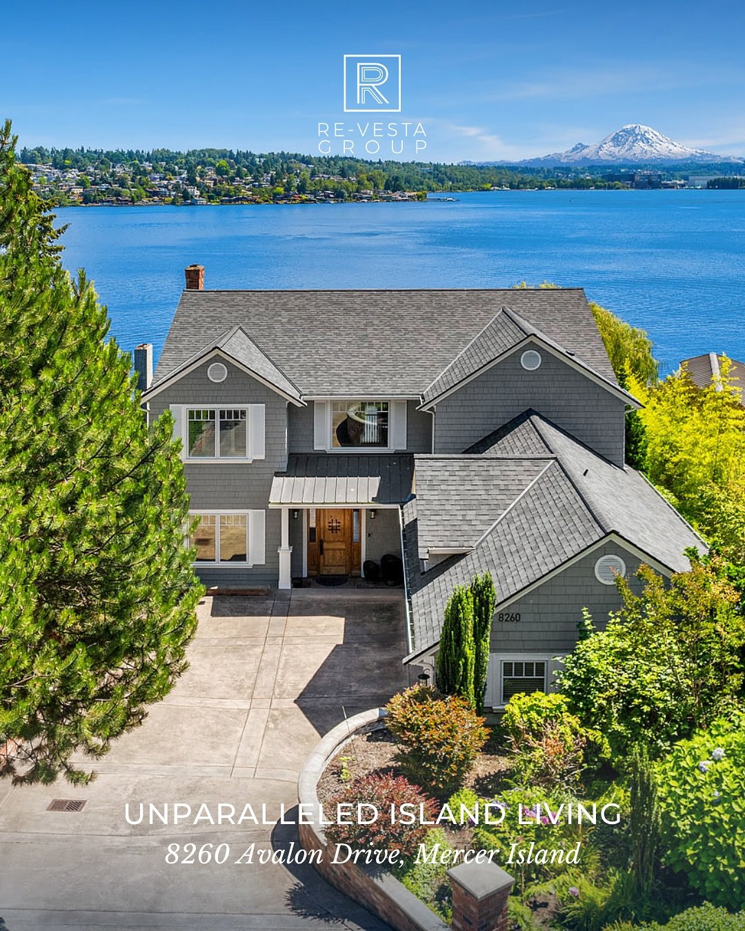 New to Waterfront 🌊 Unparalleled Island Living

Experience superlative Northwest living in this sophisticated and joyous Mercer Island waterfront home. Delight in unobstructed stunning Mt. Rainier views from the private dock and airy and light five 