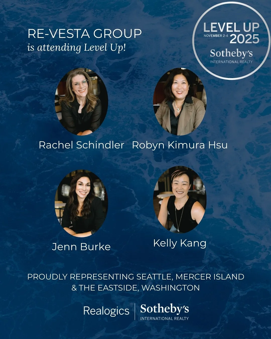 We&rsquo;re headed to LEVEL UP ✨
Excited to connect, collaborate, and learn alongside industry leaders from across the Sotheby&rsquo;s network.
A special highlight! Our very own Kelly Kang will be speaking on the Mastering Buyer Representation panel 