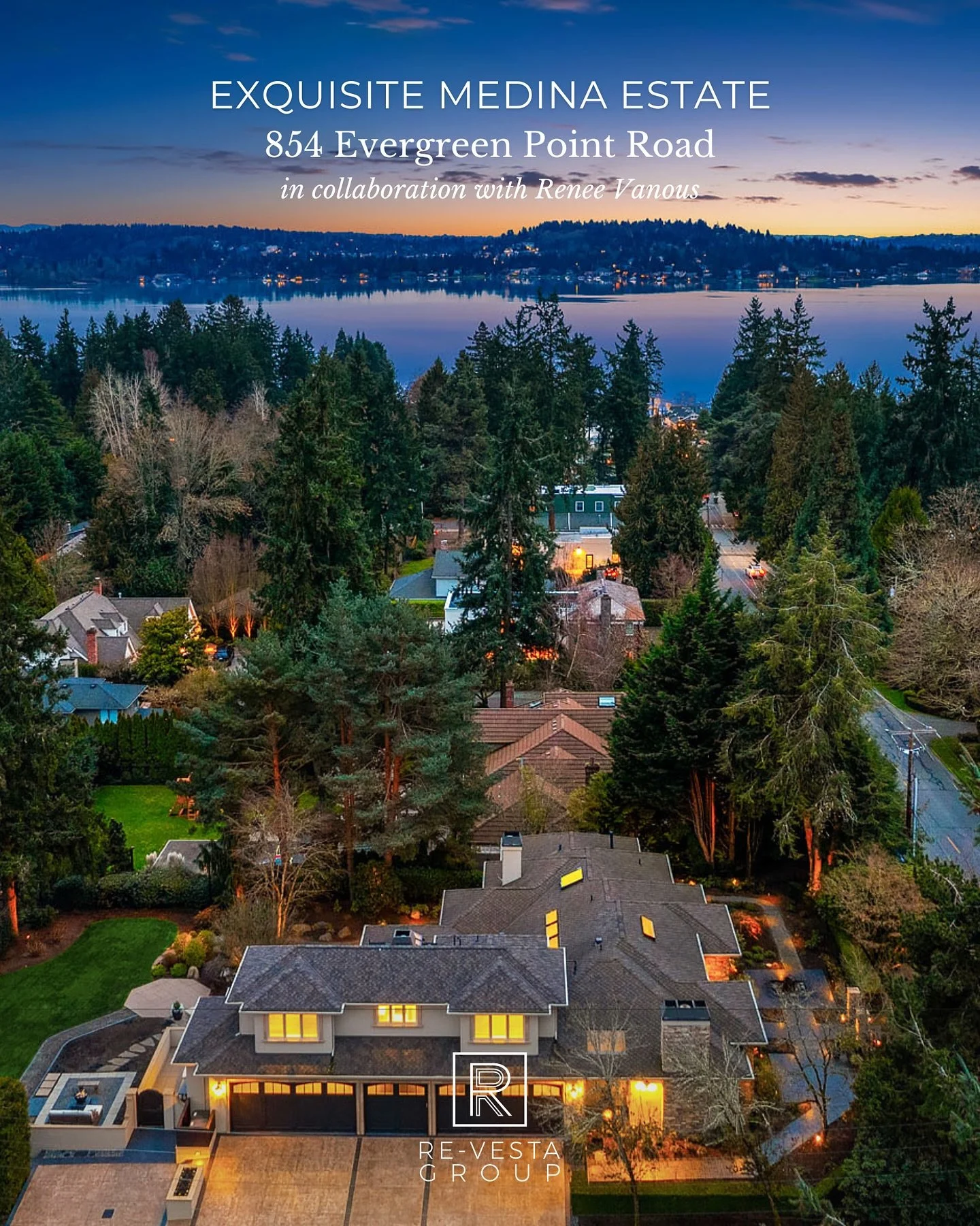 New to Market in Medina ✨

An exceptional Evergreen Point Road estate, where refined design meets effortless Northwest luxury. Perfectly positioned on a rare level lot in Medina, this beautifully updated home was designed for both elevated everyday l