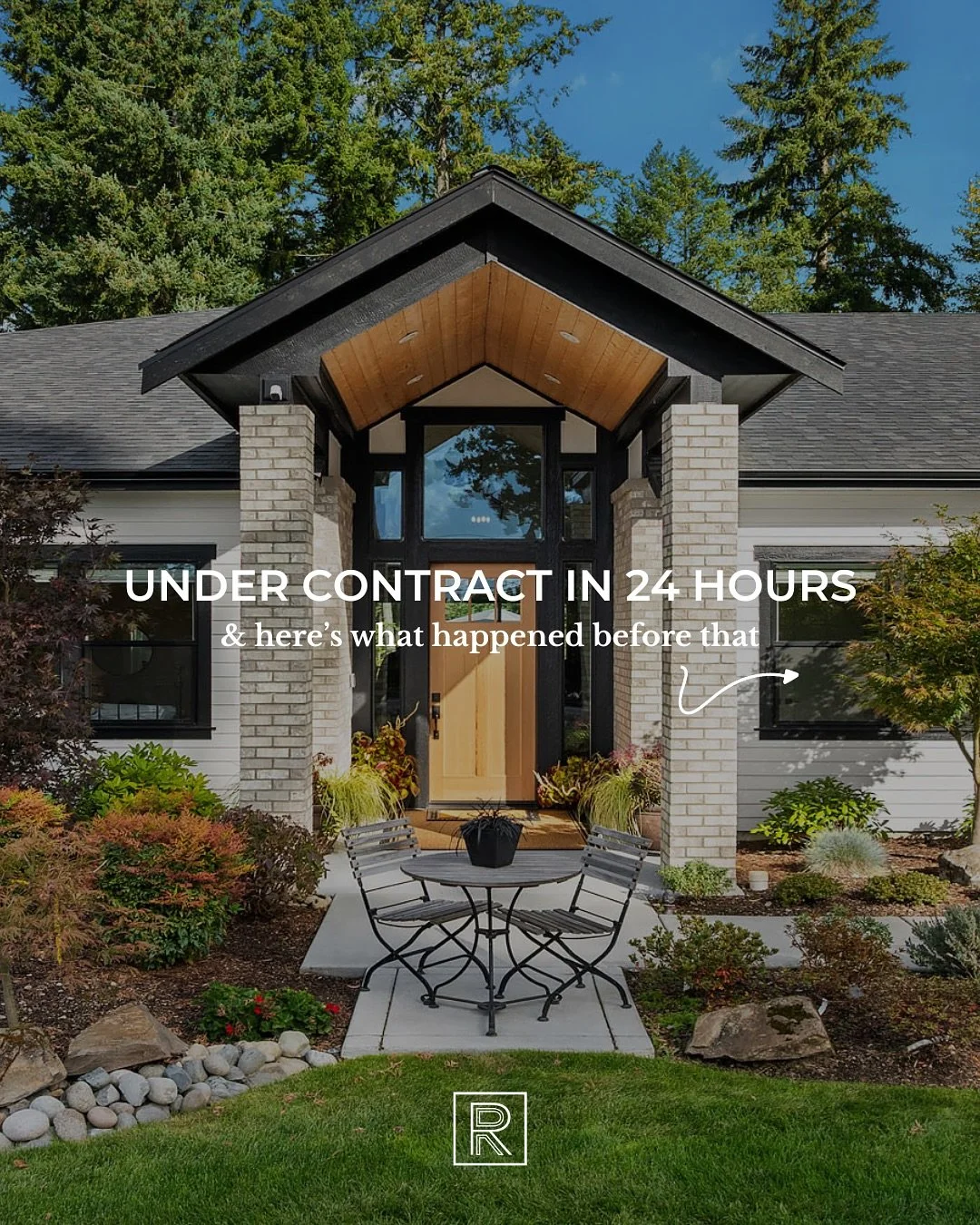 A home going pending in 24 hours looks simple from the outside. We promise you, it&rsquo;s not.
This one was YEARS in the making. Years of trust, thoughtful updates, loyal clients, clear communication, and a strategy everyone believed in from the sta