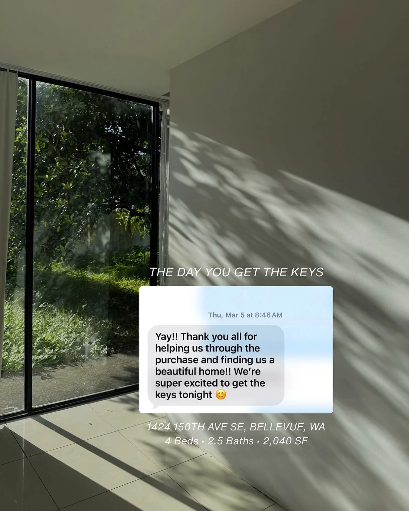 A message we were very happy to save. There is nothing quite like key day energy 🔑🍾
Behind every set of keys is the planning, the decisions, the waiting, and then finally, the moment it all becomes real: walking through the door knowing it is yours