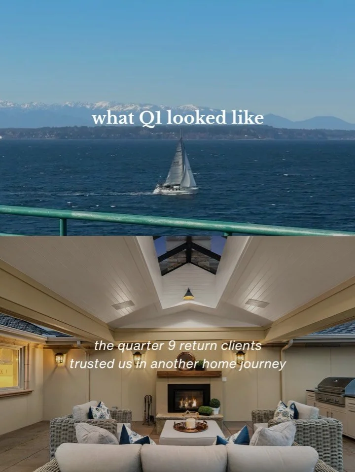 What looks like a three-month snapshot is rarely built in three months. It&rsquo;s everything and everyone behind it. The prep, the conversations, the timing, and the trust it takes to get there.
Across Mercer Island, Seattle, and the Eastside, we sa