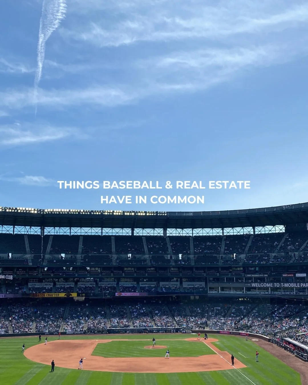 We spent an afternoon at the Mariners game and accidentally found a lot of similarities to real estate. A little luck, a lot of patience and strategy, and more unpredictability than anyone wants to admit. 
⚾️🏡 Did we miss any? 🌭🧢
   

 Seattle Mar
