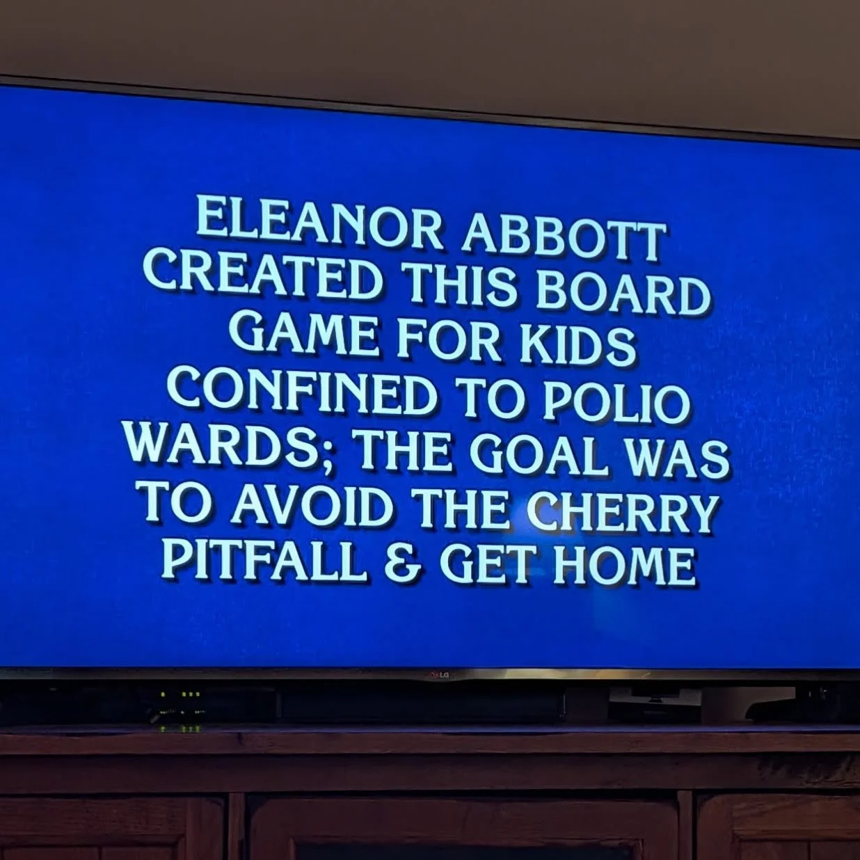 What is Candy Land? @sandra.a.miller and I went full-on Nancy Drew to learn the details of elusive Eleanor. We&rsquo;re so happy to share her story! Wonder what she would think about her Jeopardy debut? #candyland #eleanorabbott #boardgamesgeek #boar