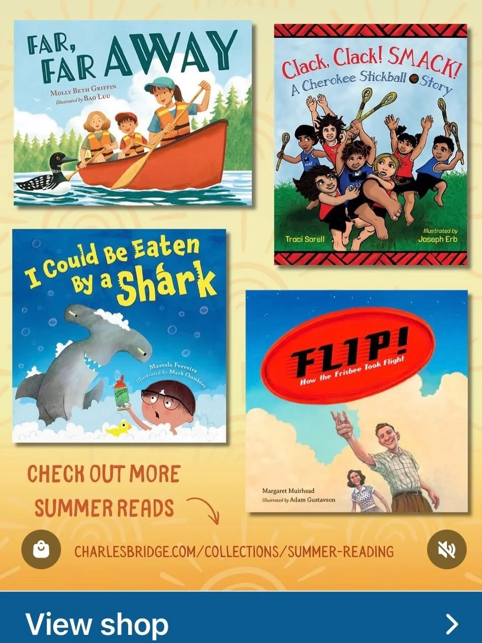 FLIP found in the wild this summer! Thanks to @charlesbridgepublishing and @tischastake #kidlitauthor #picturebooks #frisbee (song by @b7lanket)