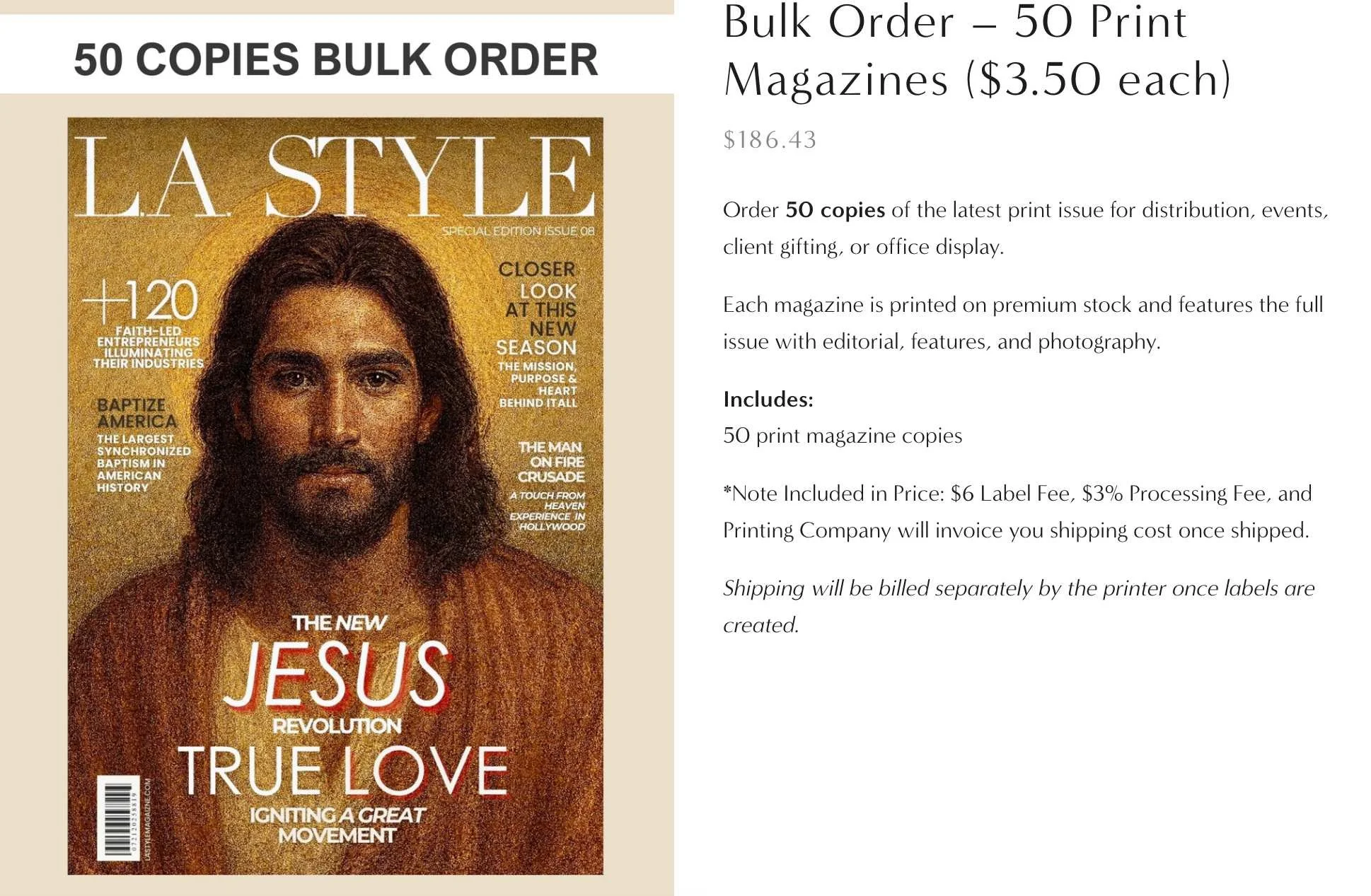 RaeEllen Ellis Magazine Shipping Balance