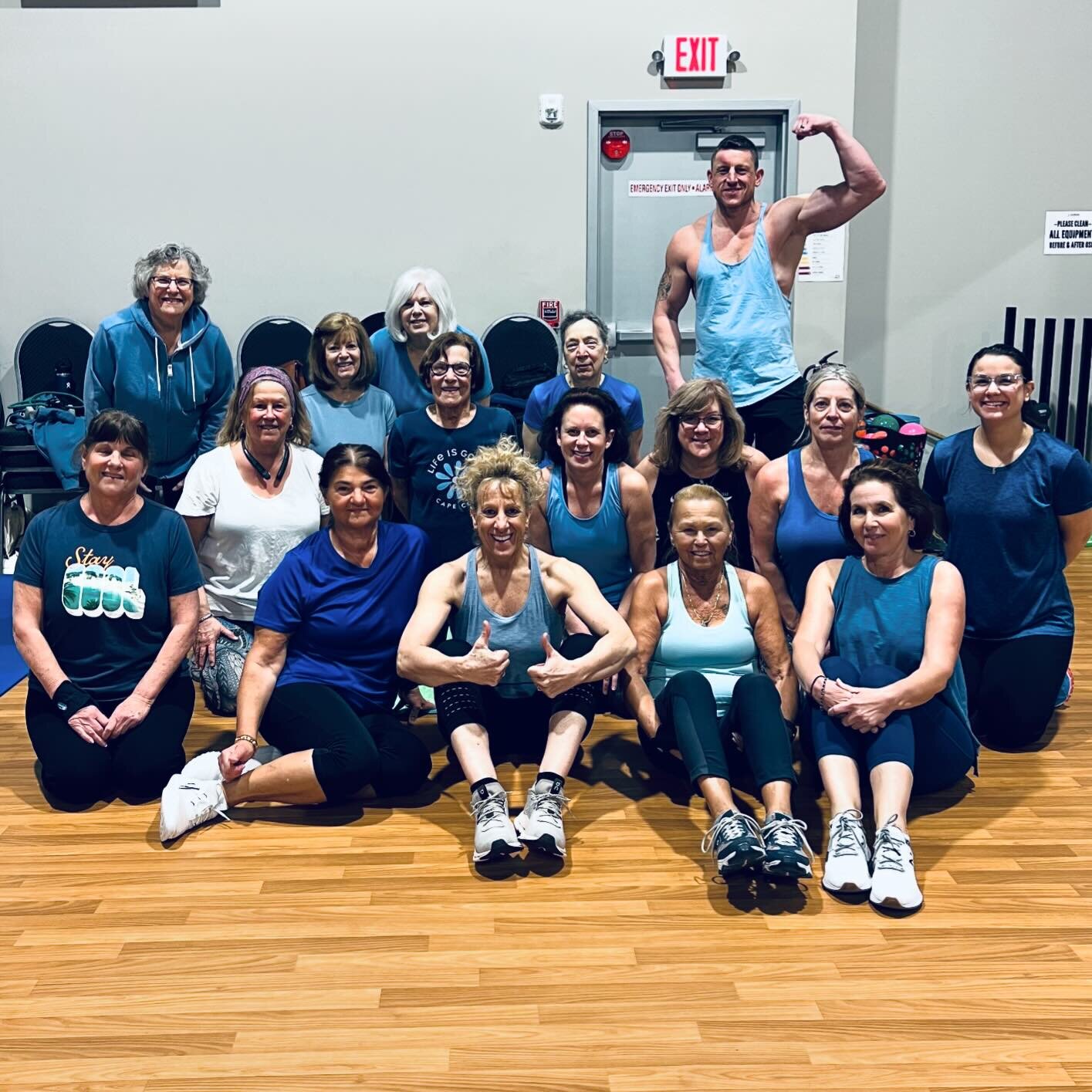 March is National Colorectal Cancer Awareness Month. Thank you to Instructor Lisa and our members for helping spread the word that colorectal cancer screening saves lives. #surgefitnesscenter #northhaven