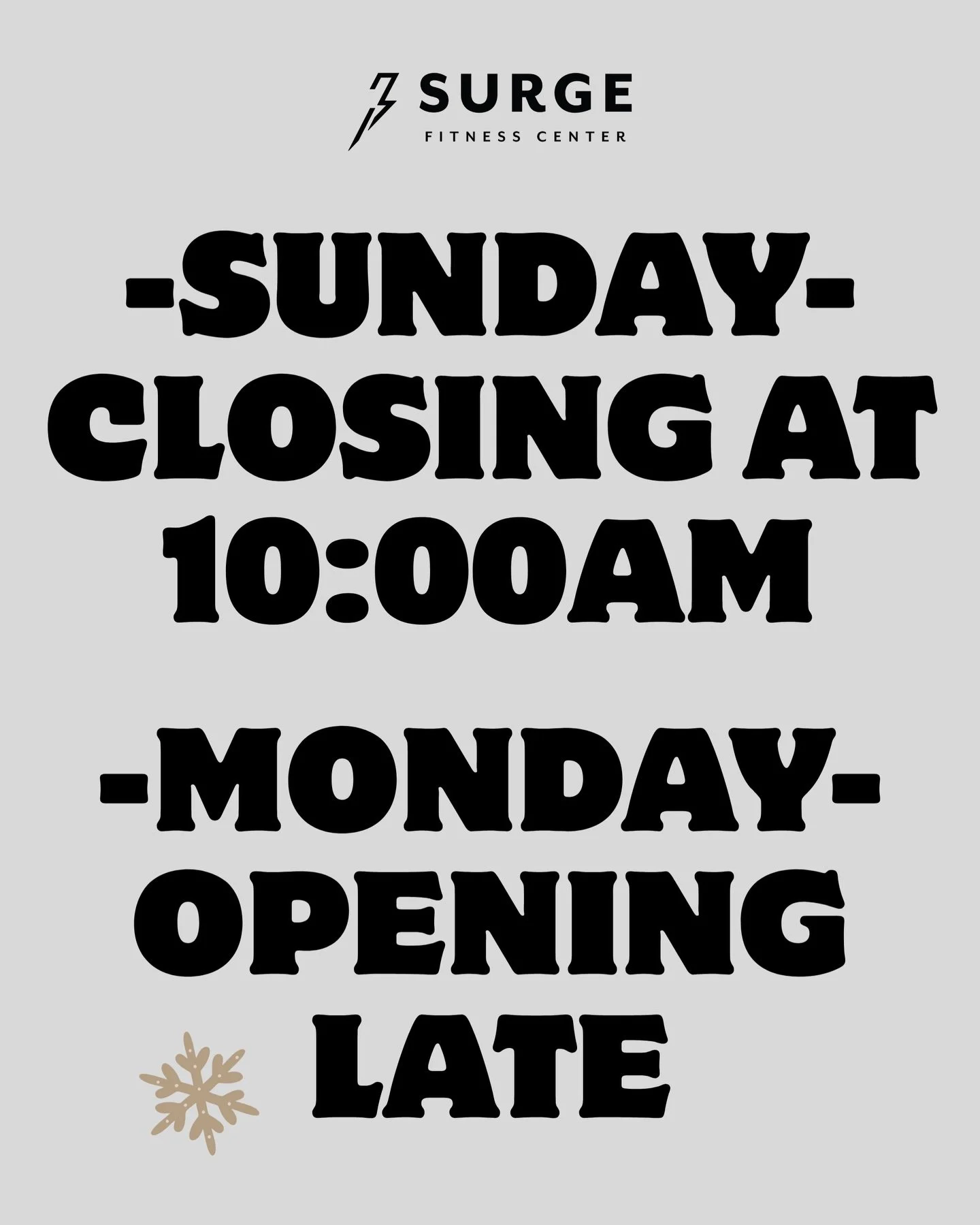 For the safety of our staff, we are closing early today and opening late tomorrow.  Please check back for updates tomorrow.