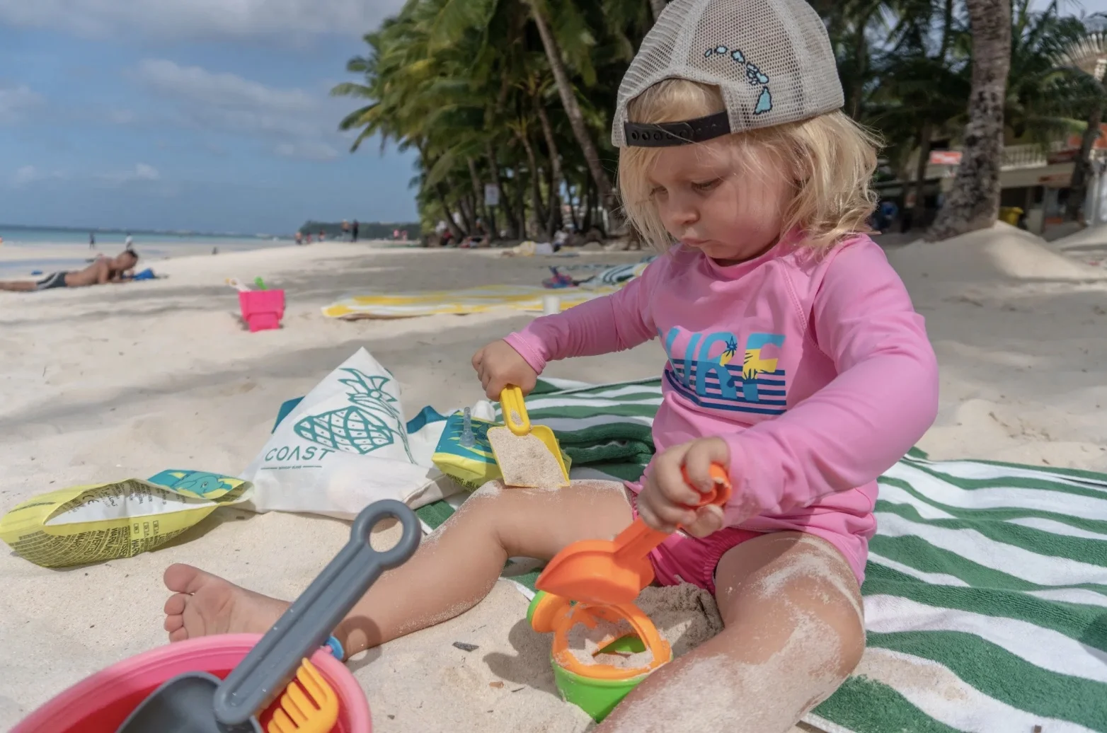 Building sand castles is serious work