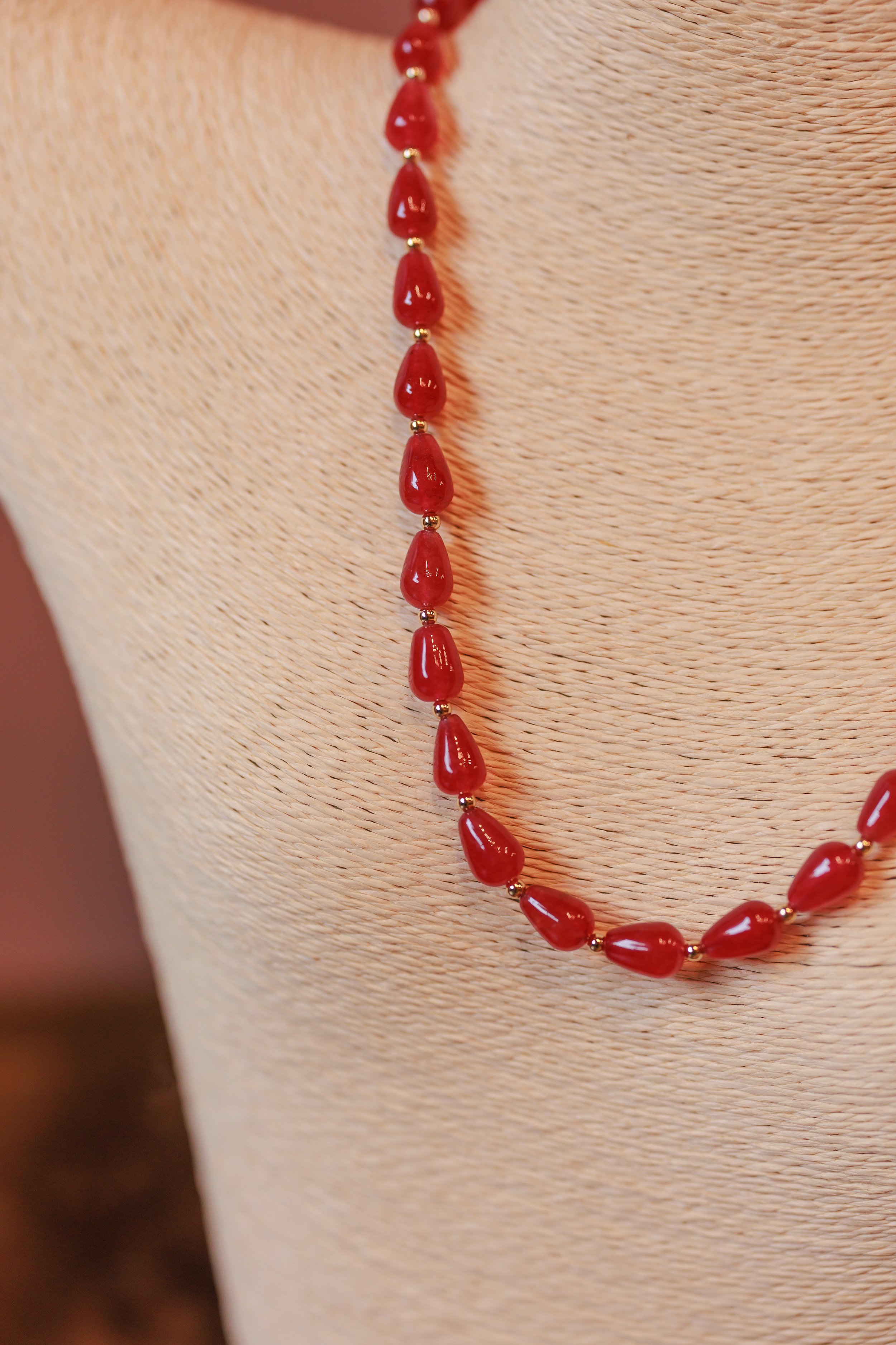 Ruby Jade Necklace $98
