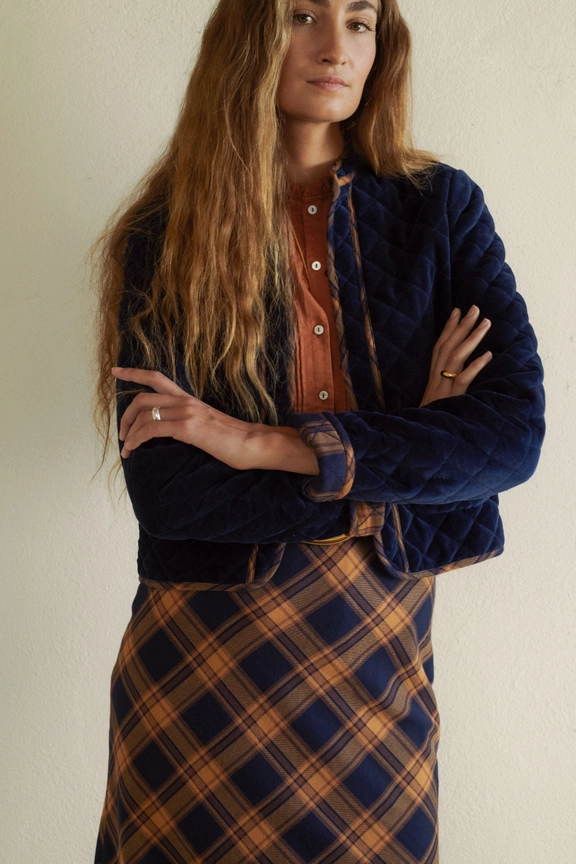 Quilted Navy Velvet Jacket 3.png