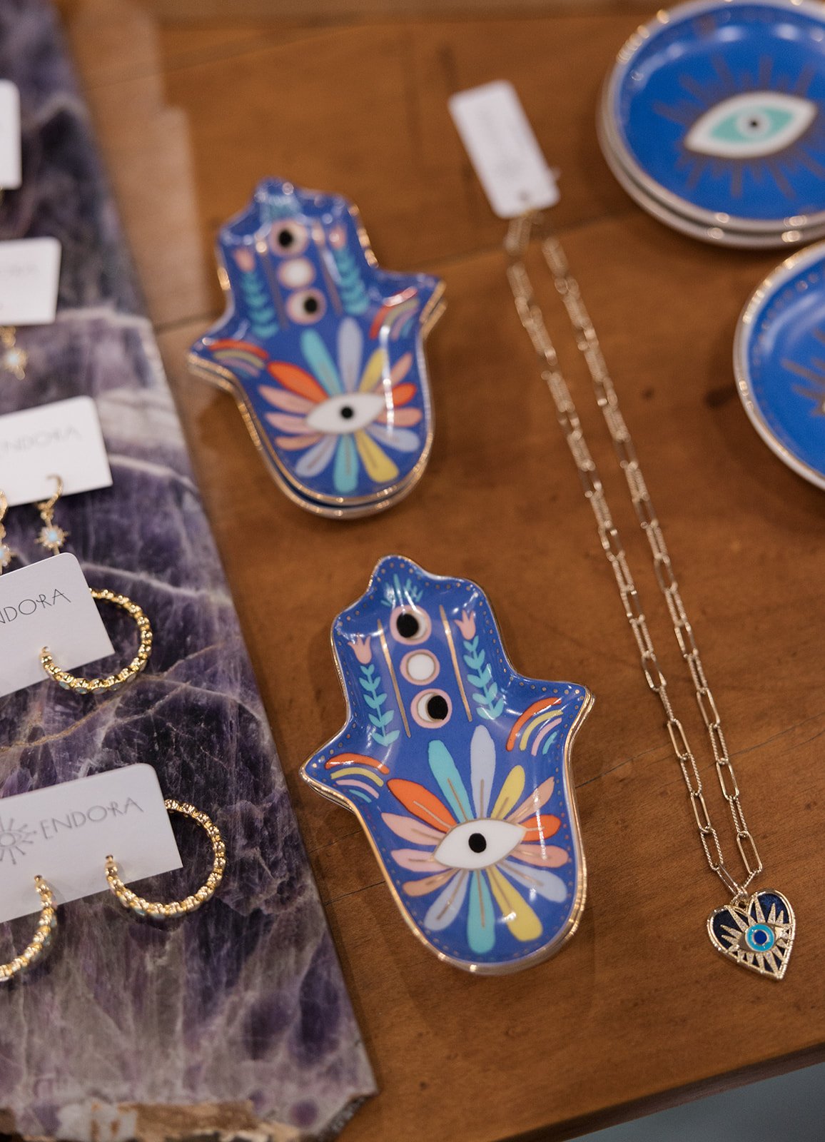 Hamsa Porcelain Trinket Dish $24