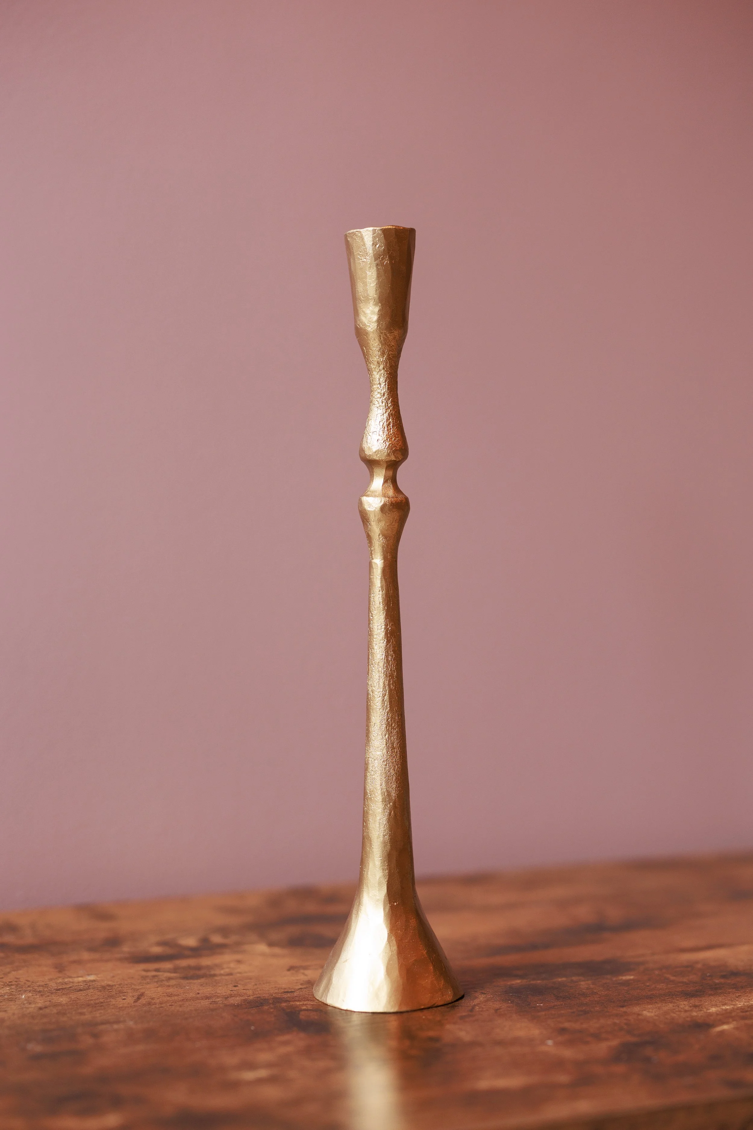 Nikki Brass Taper Holder $56