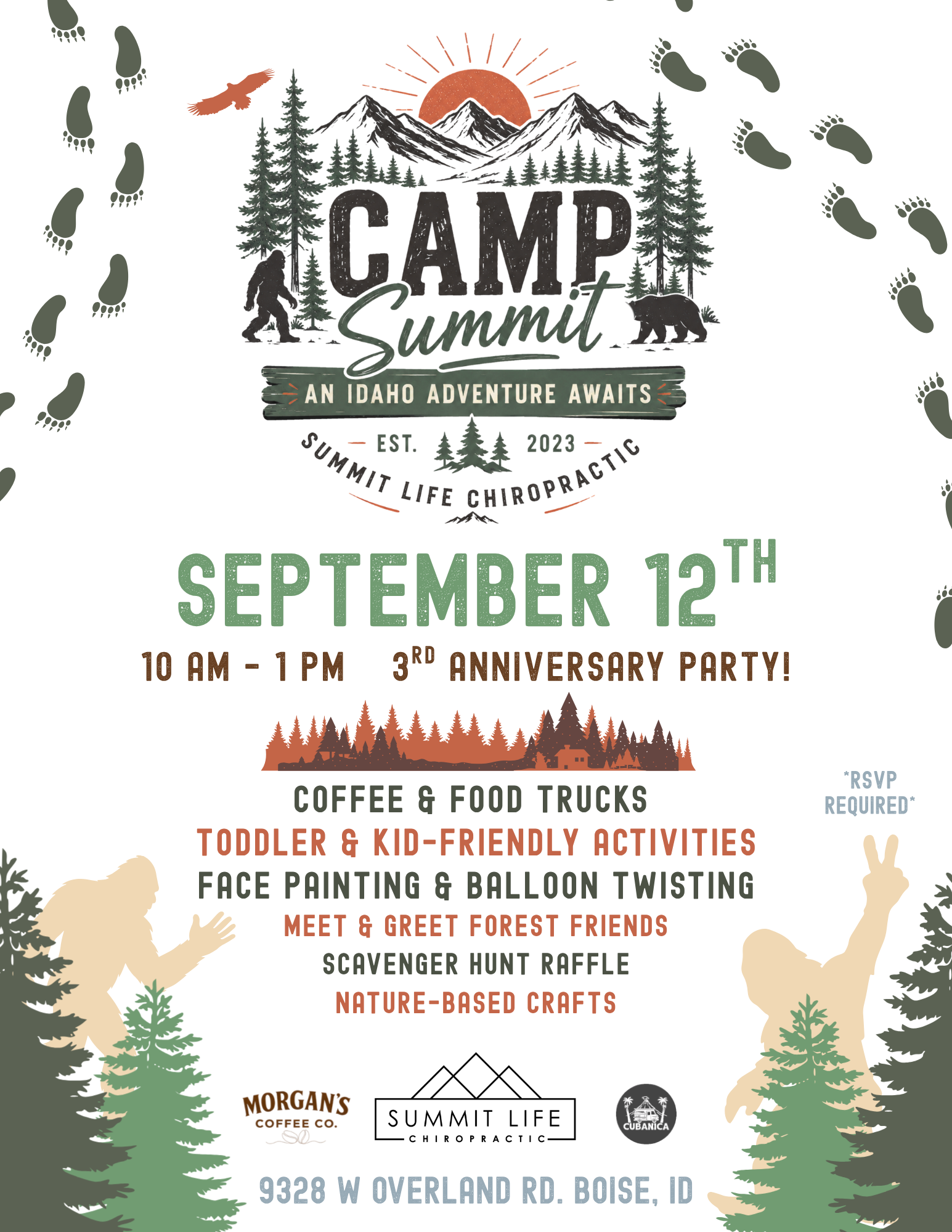 CAMP Summit: An Idaho Adventure Awaits! 3rd Anniversary Party