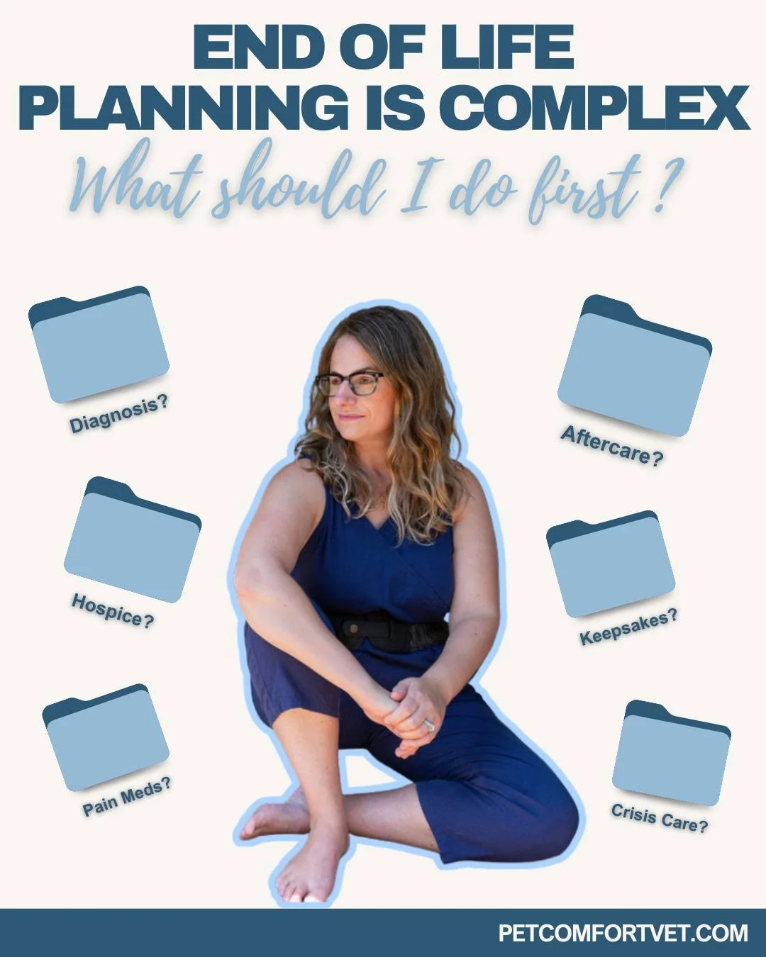 No one prepares you for how many decisions come with loving a pet through their final chapters 💔

It&rsquo;s not just one choice &mdash; it&rsquo;s many.

📌 Understanding a complex diagnosis
📌 Managing pain and comfort
📌 Considering hospice or pa