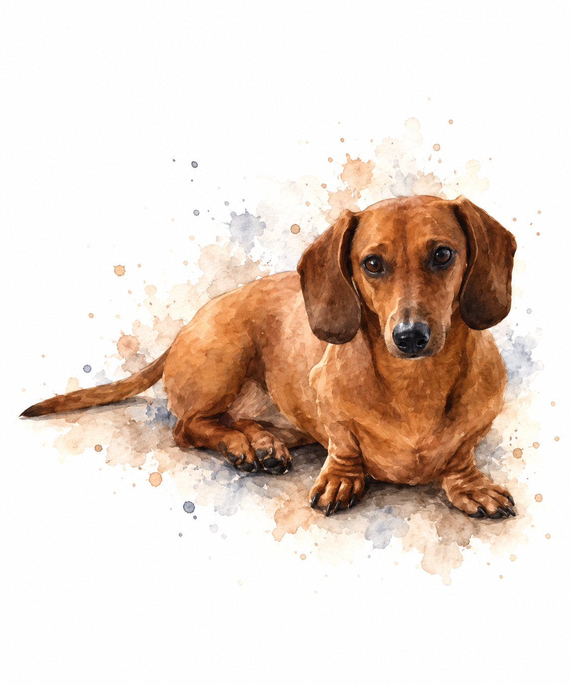Watercolor Dachshund Portrait.png