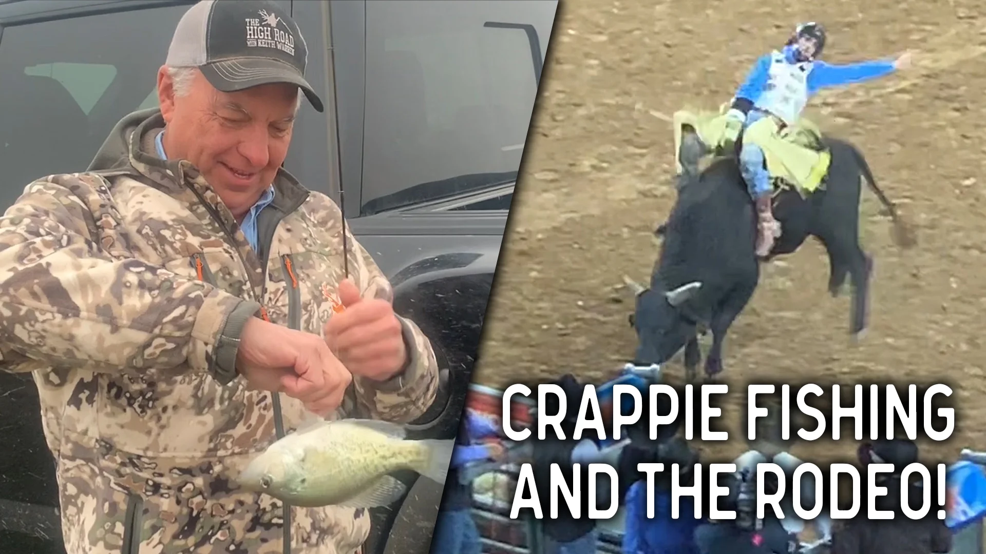 Crappie Fishing and Bull Riding at the Rodeo | VLOG