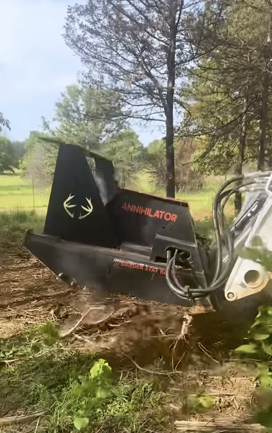Clear Brush in a Hurry!  @RutMFG  