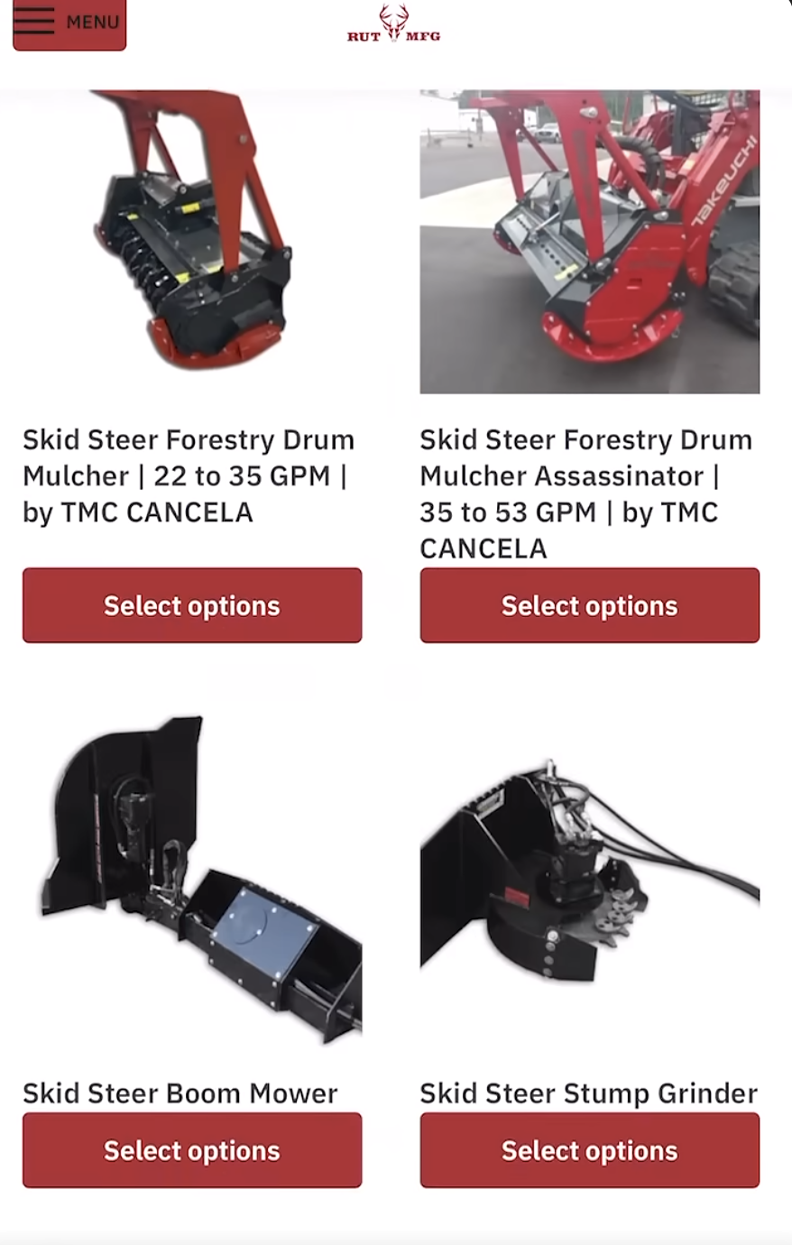 Cutting brush, fast and easy!  @RutMFG ​