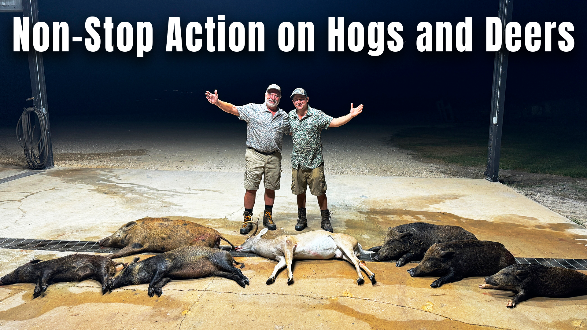 Non-Stop Action on Hog and Deer Hunt’