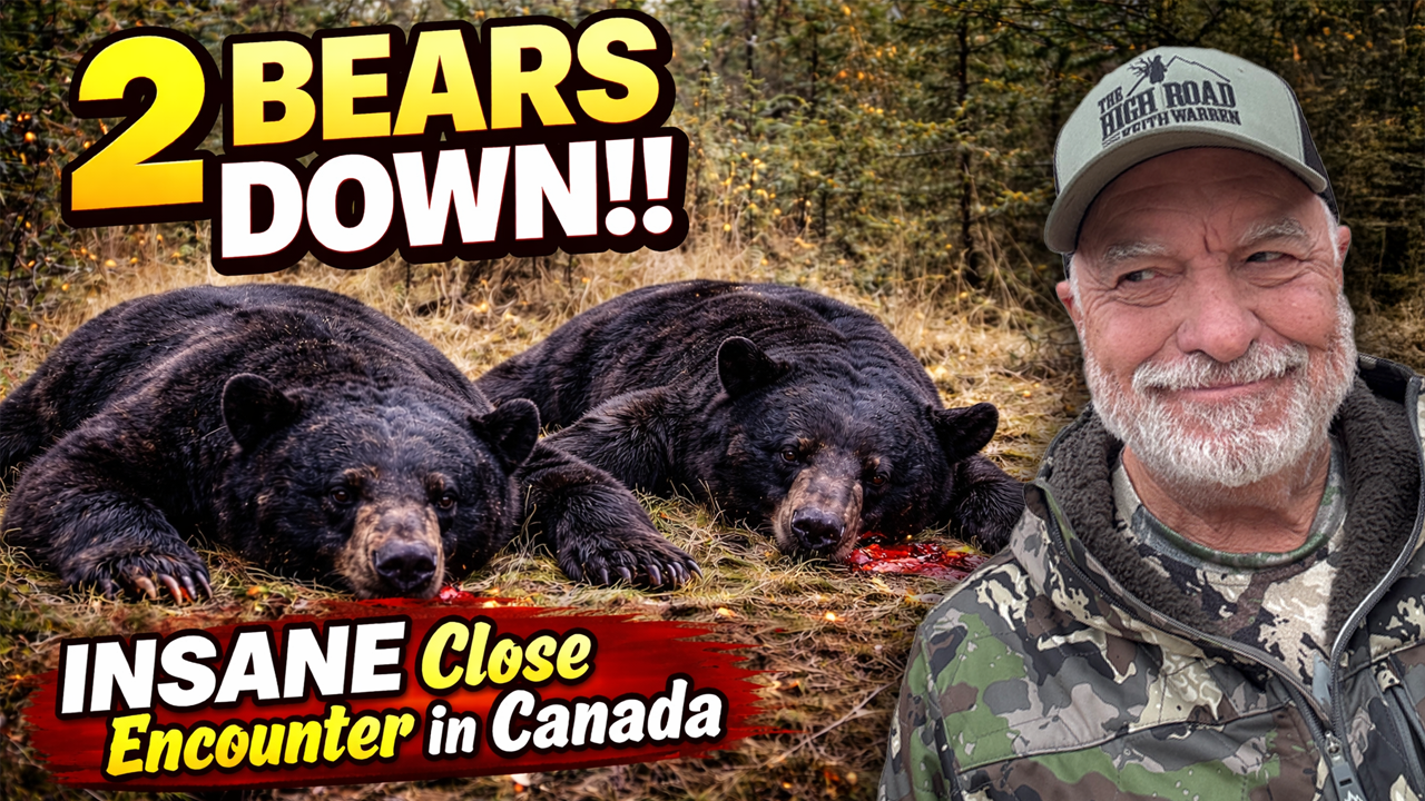2 BEARS IN ONE HUNT!! | CRAZIEST Bear Encounter Ever