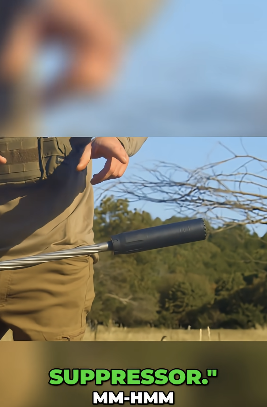 300 Win Mag Rifle Silenced: Unbelievable Silence &amp; Hunting in USA #shorts