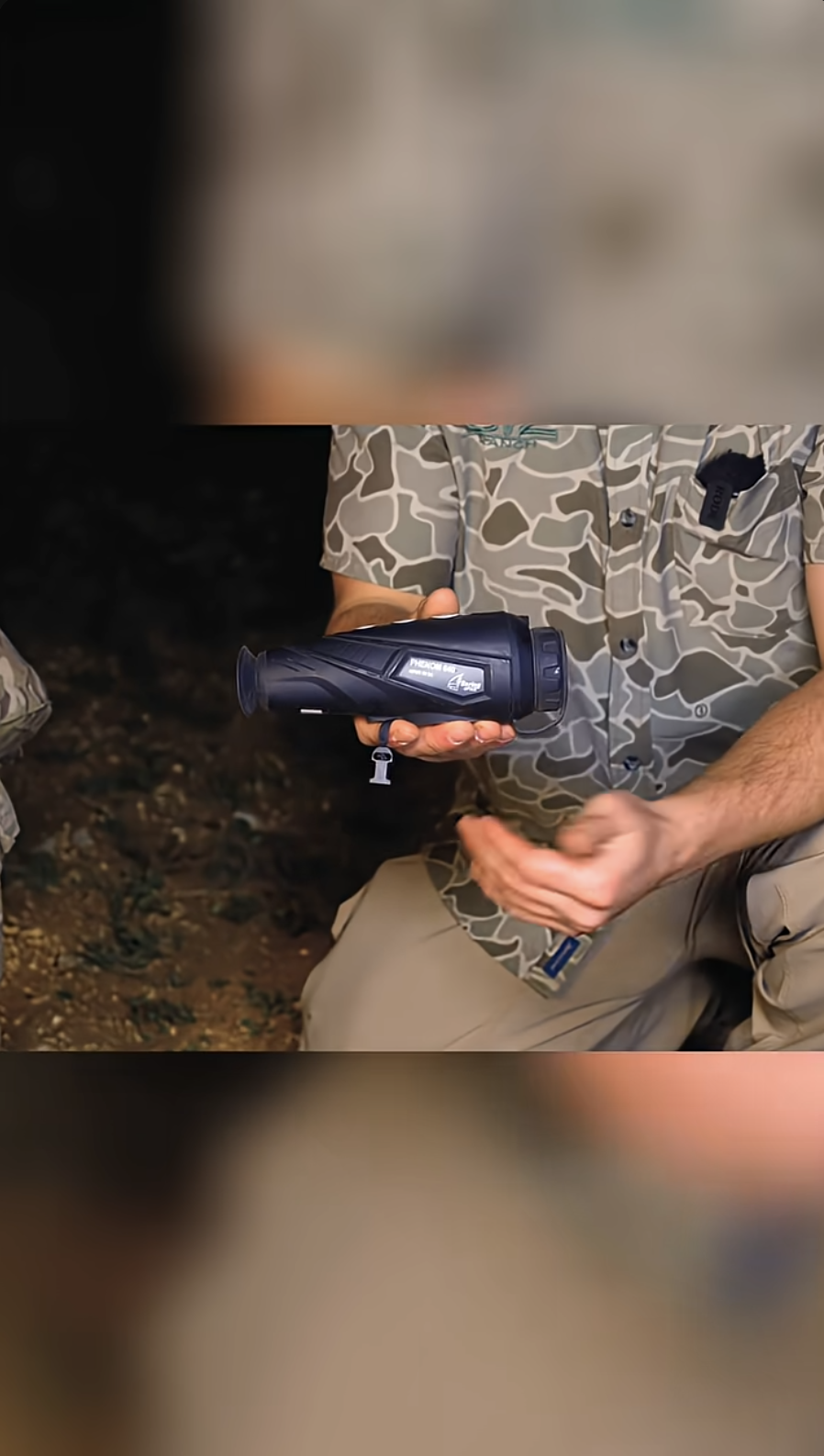 Stealth Hog Hunting: Thermal Scope Reveals Hogs Unaware! #shorts