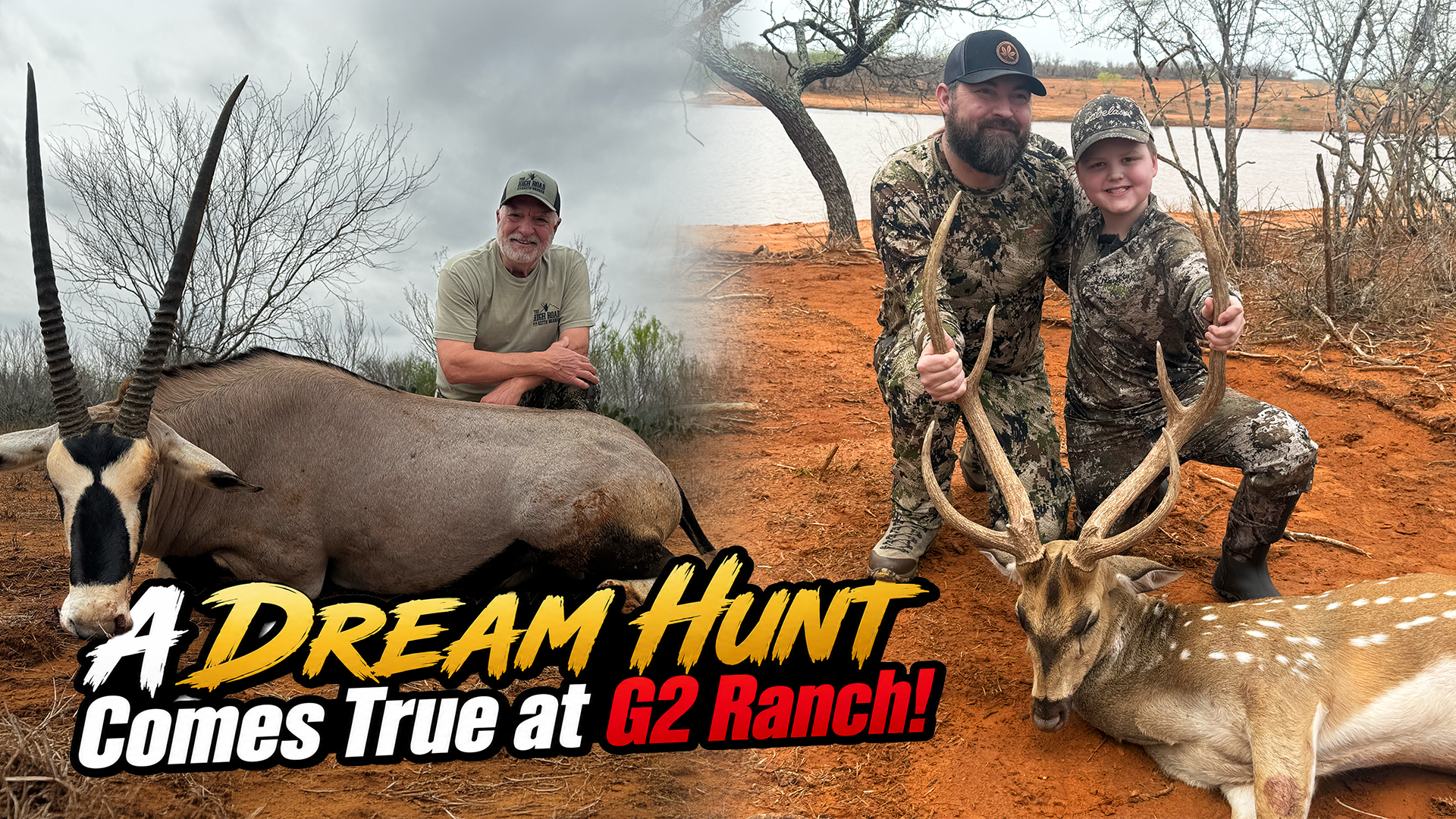 Axis Buck and 50 BMG Takes on Gemsbok