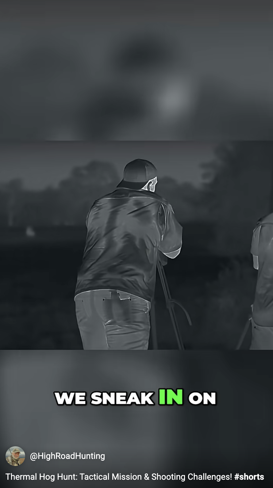 Thermal Hog Hunt: Tactical Mission &amp; Shooting Challenges! #shorts