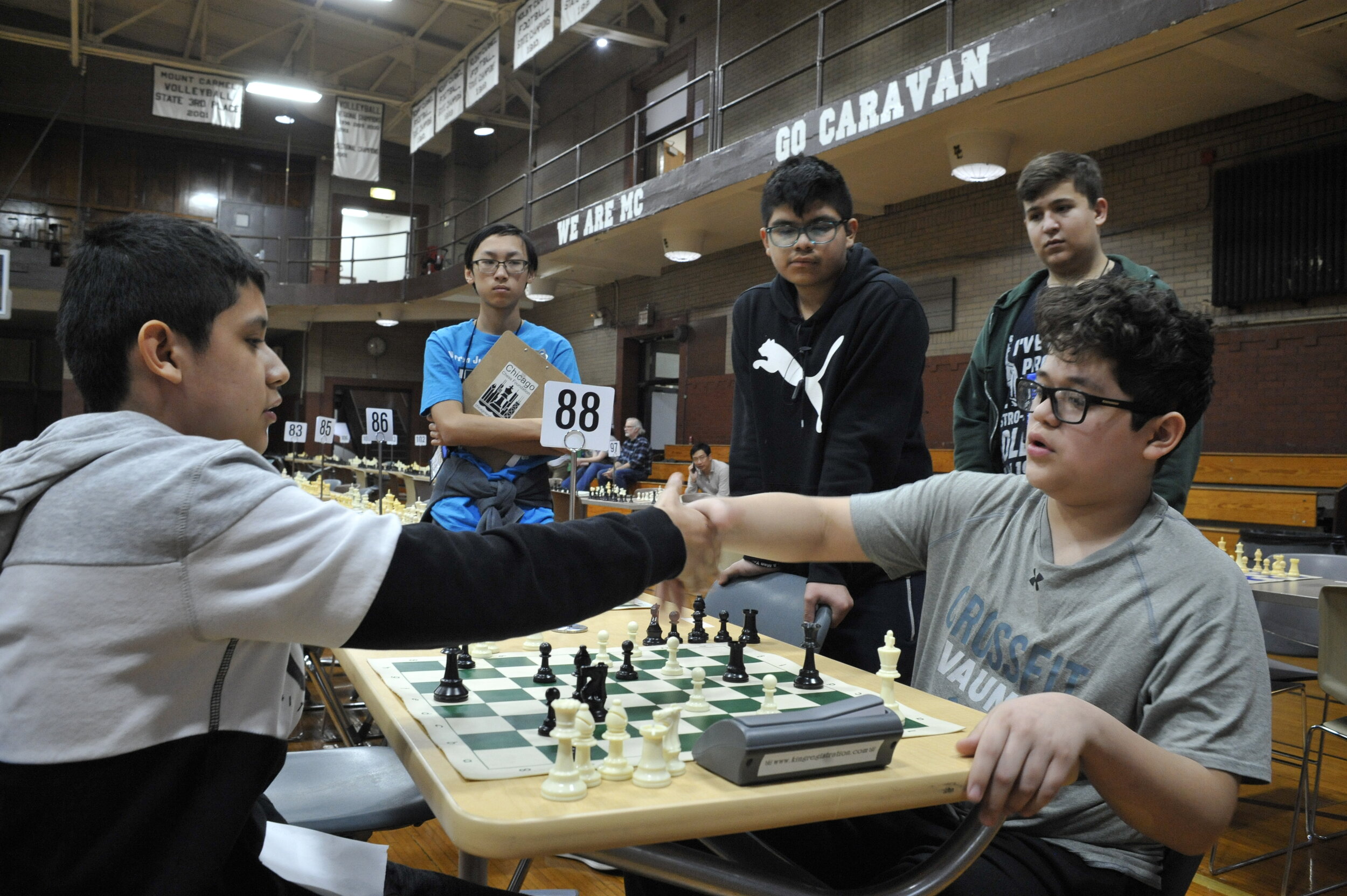 Students compete at 20th Scholastic Chess Tournament